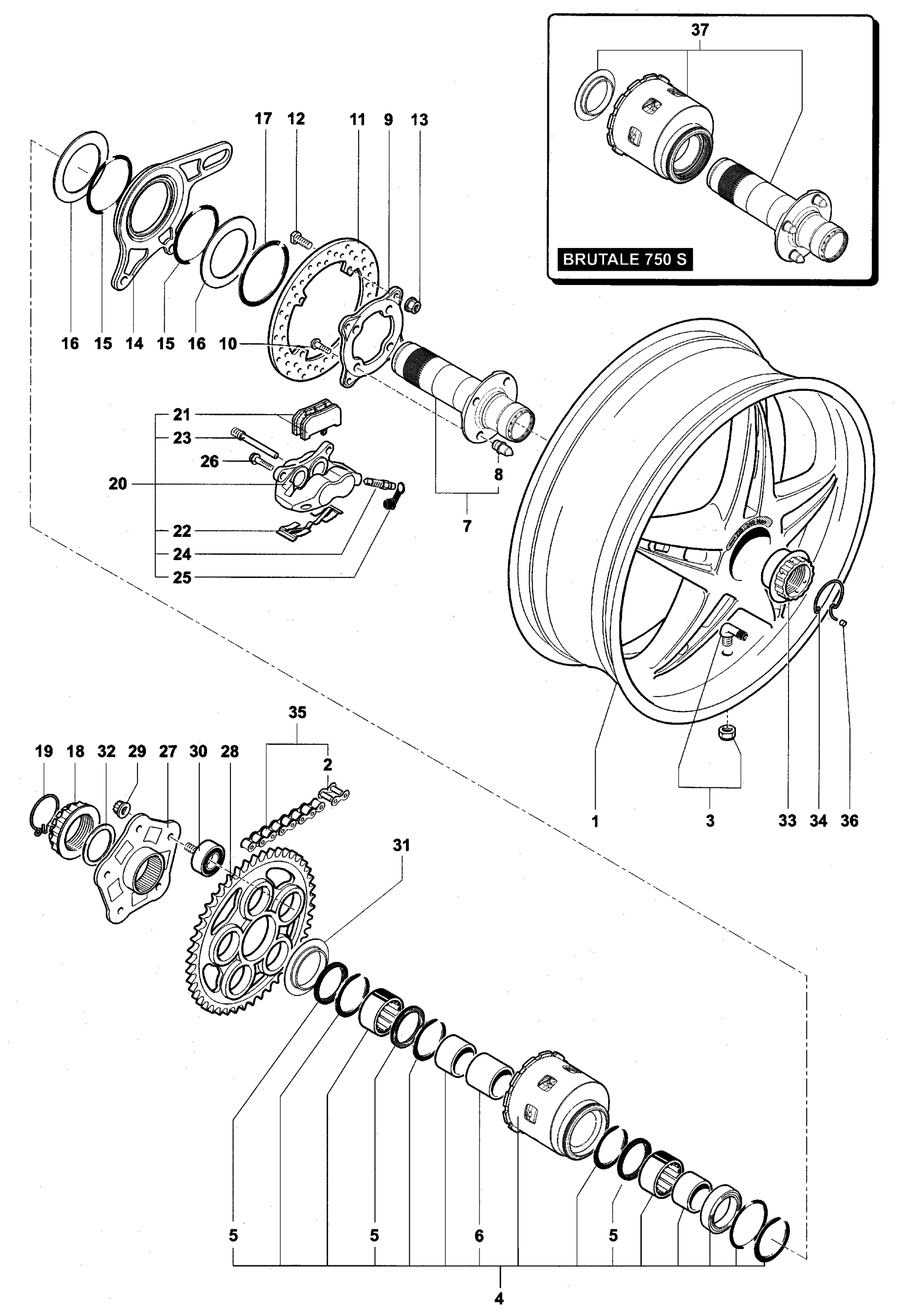 Rear Wheel Assembly


