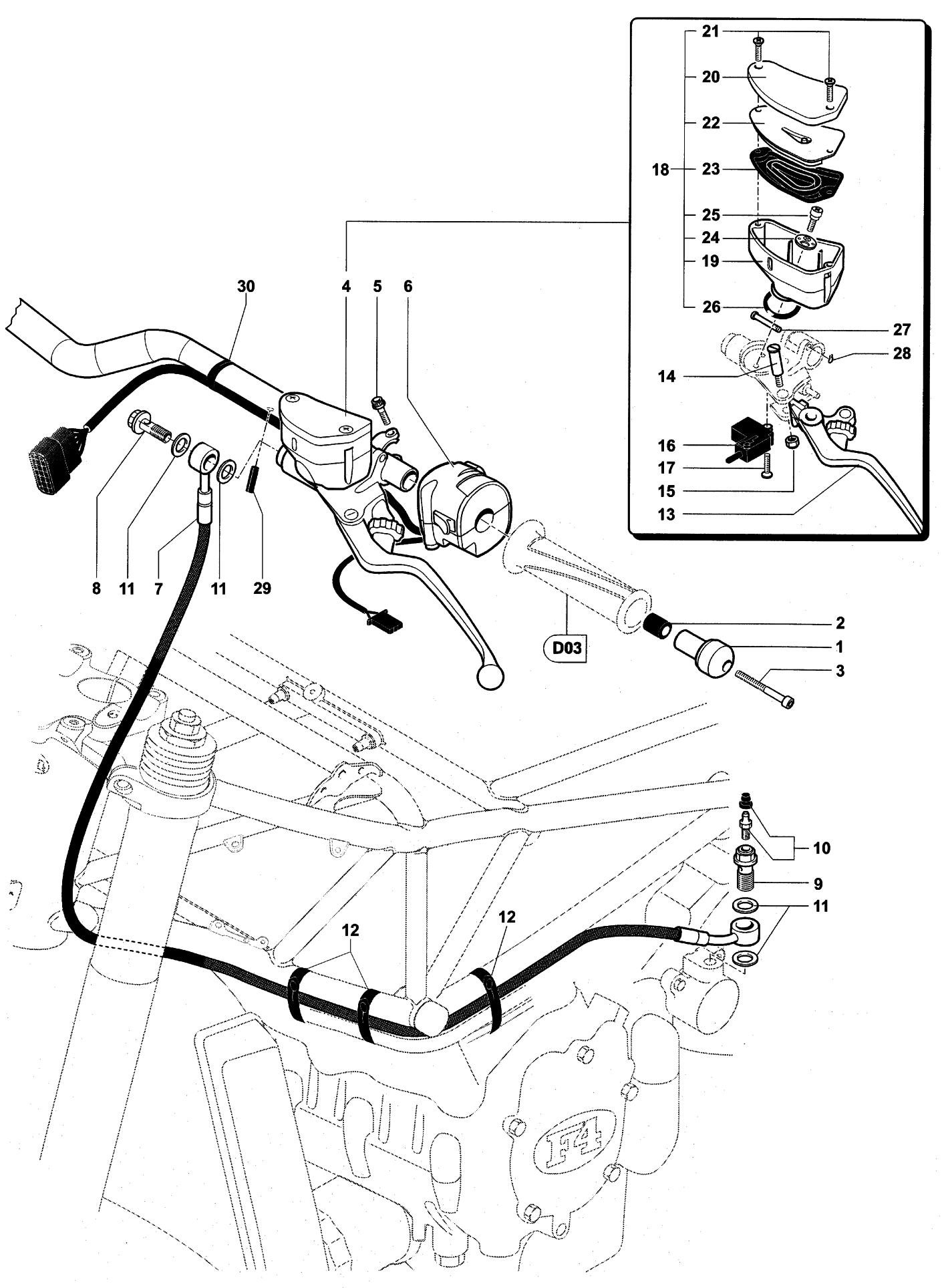 Handlebar Assembly Left


