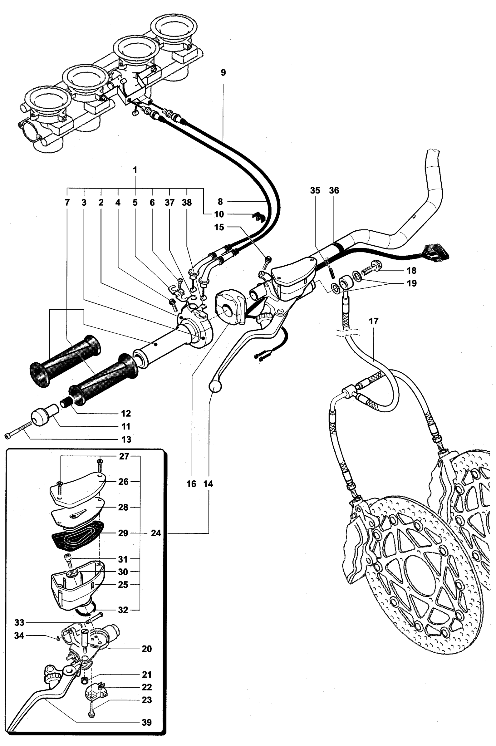 Handlebar Assembly Right


