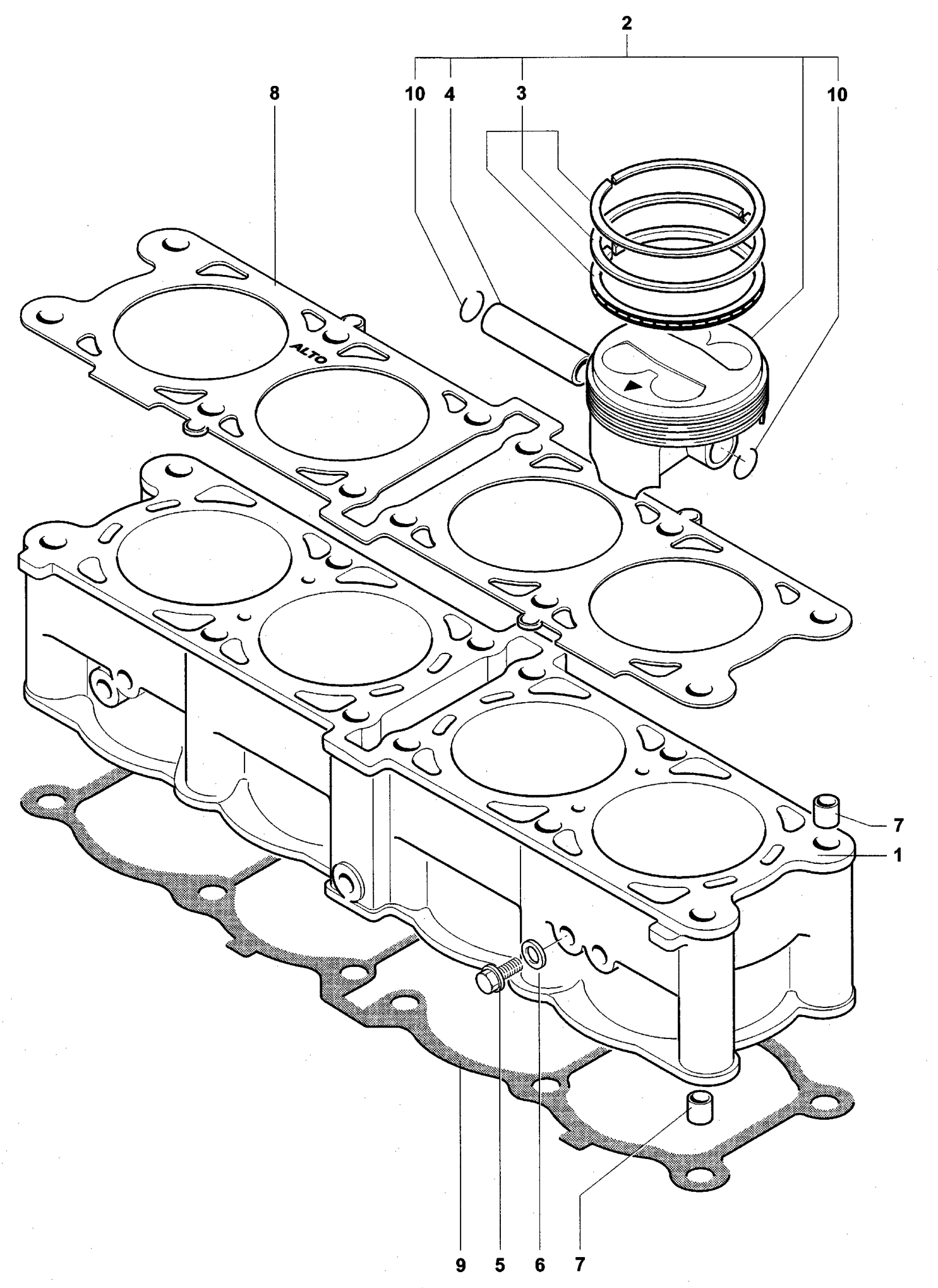 Cylinder  Piston Assembly


