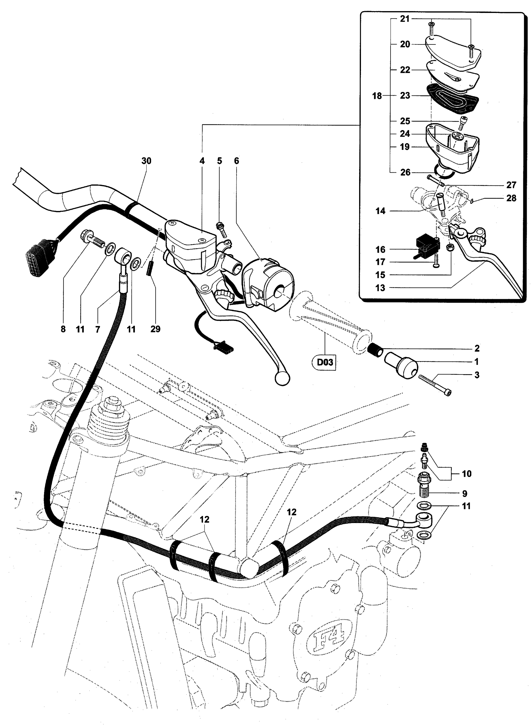 Handlebar Assembly Left


