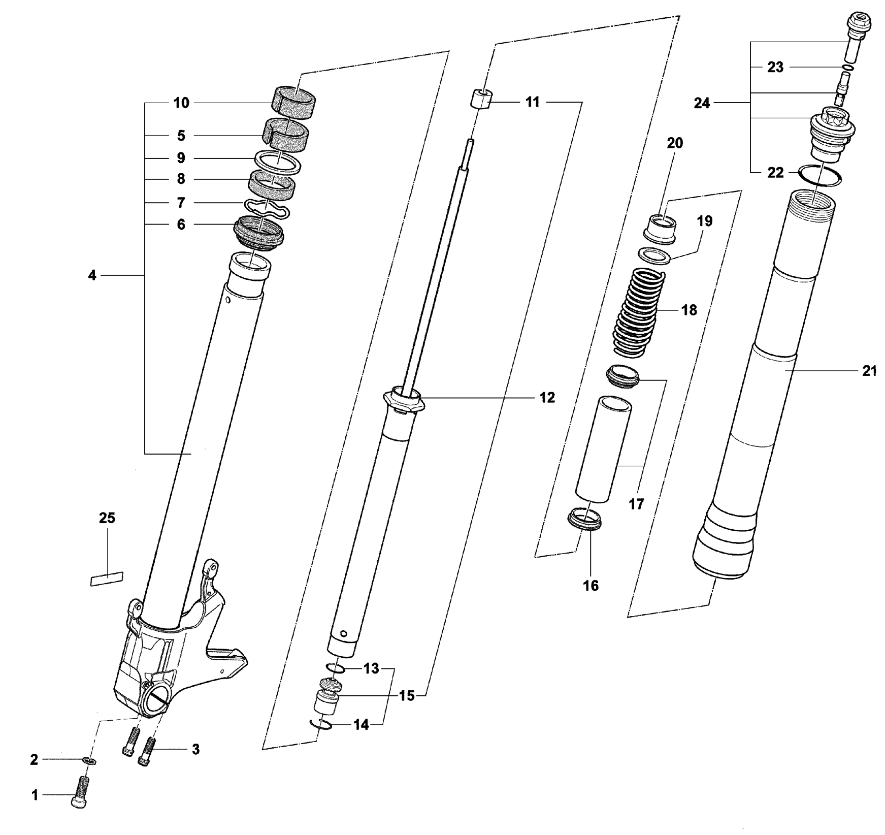 Front Fork Right 989r


