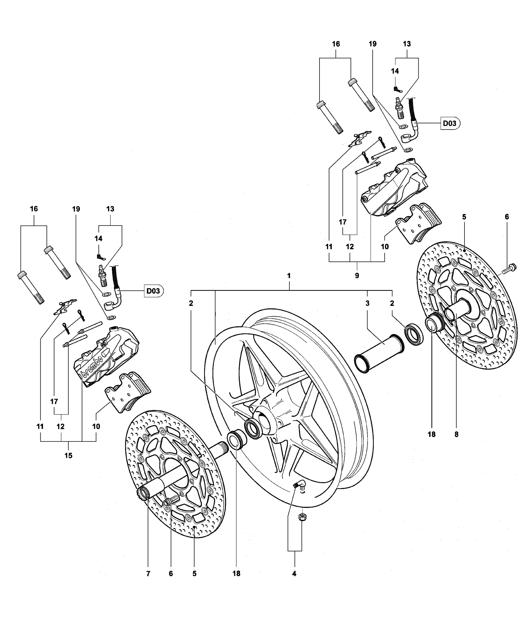 Front Wheel Assembly


