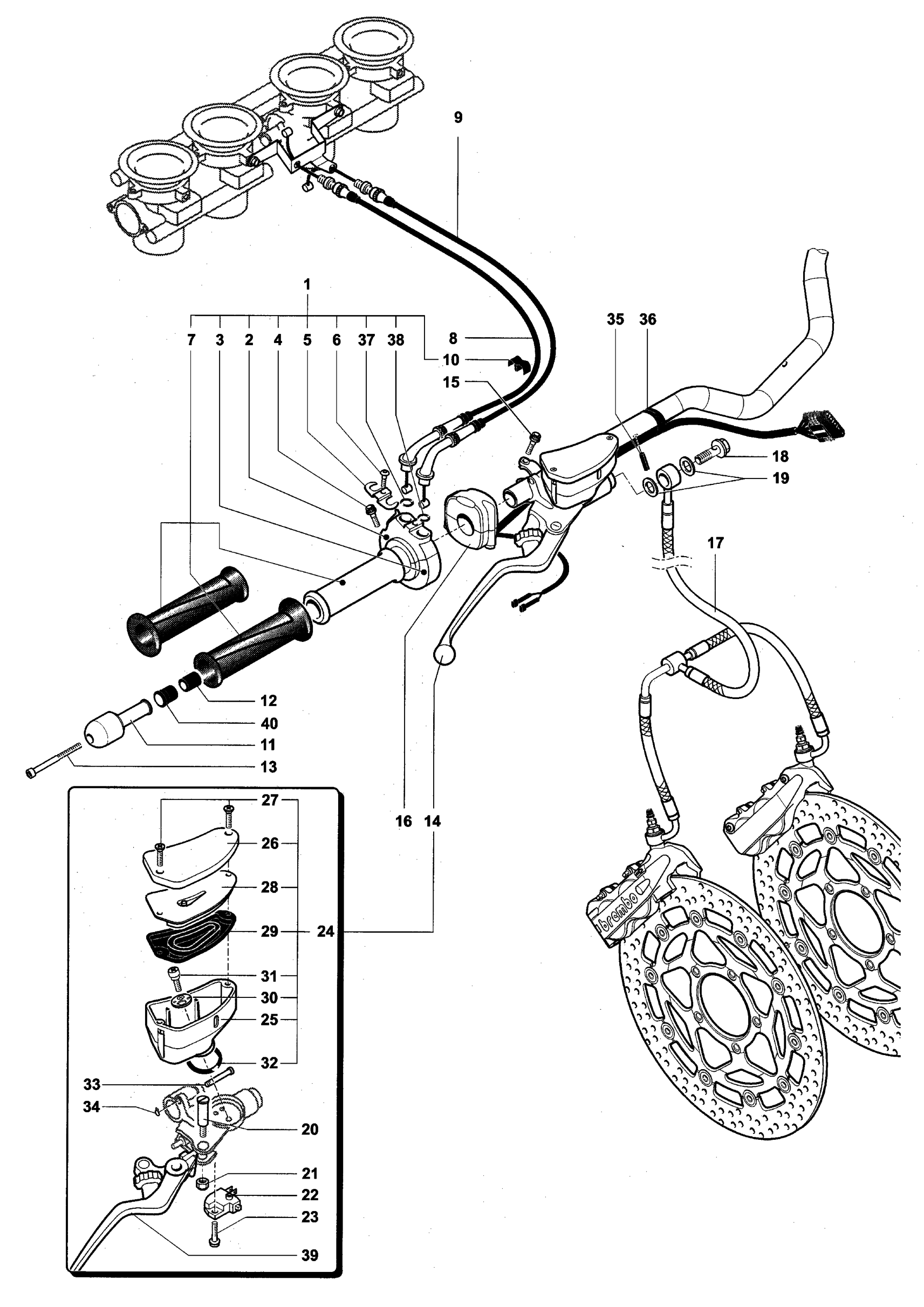 Handlebar Assembly Right


