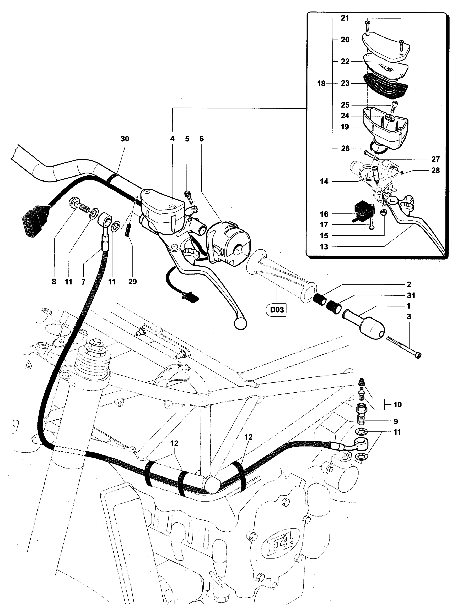 Handlebar Assembly Left


