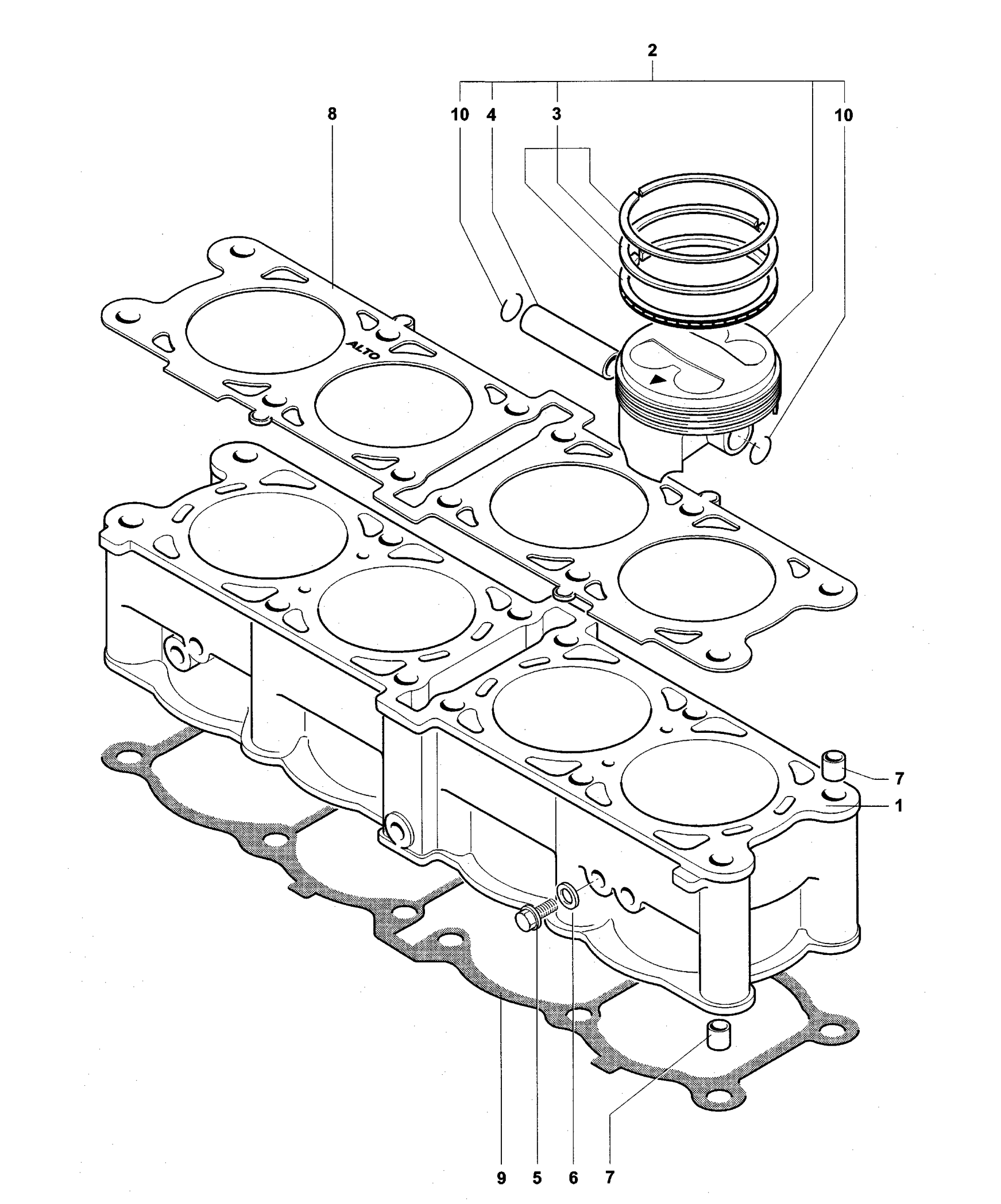 Cylinder  Piston Assembly


