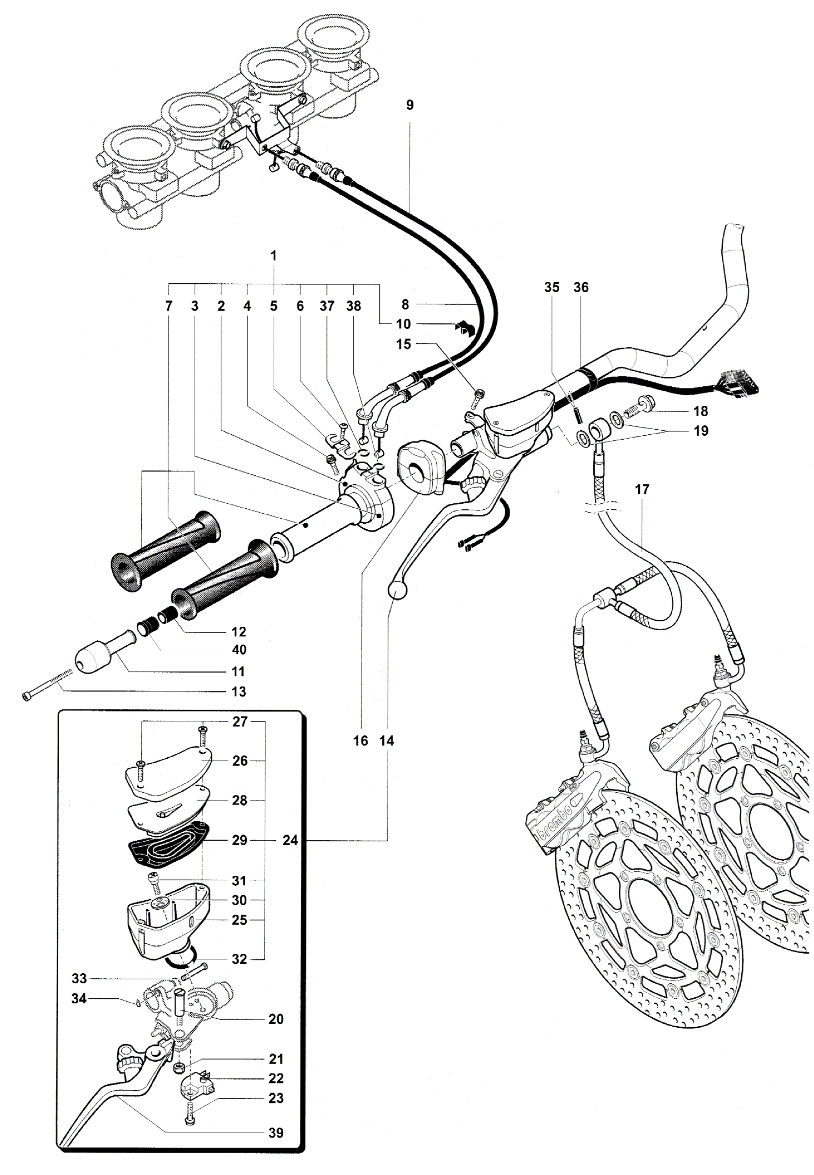 Handlebar Assembly Right


