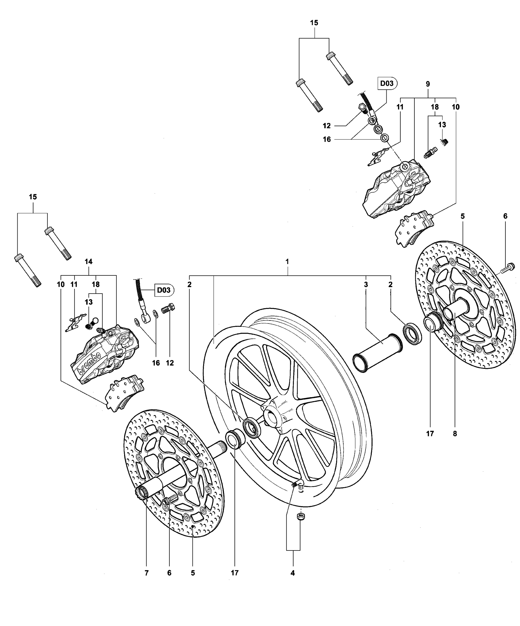 Front Wheel Assembly


