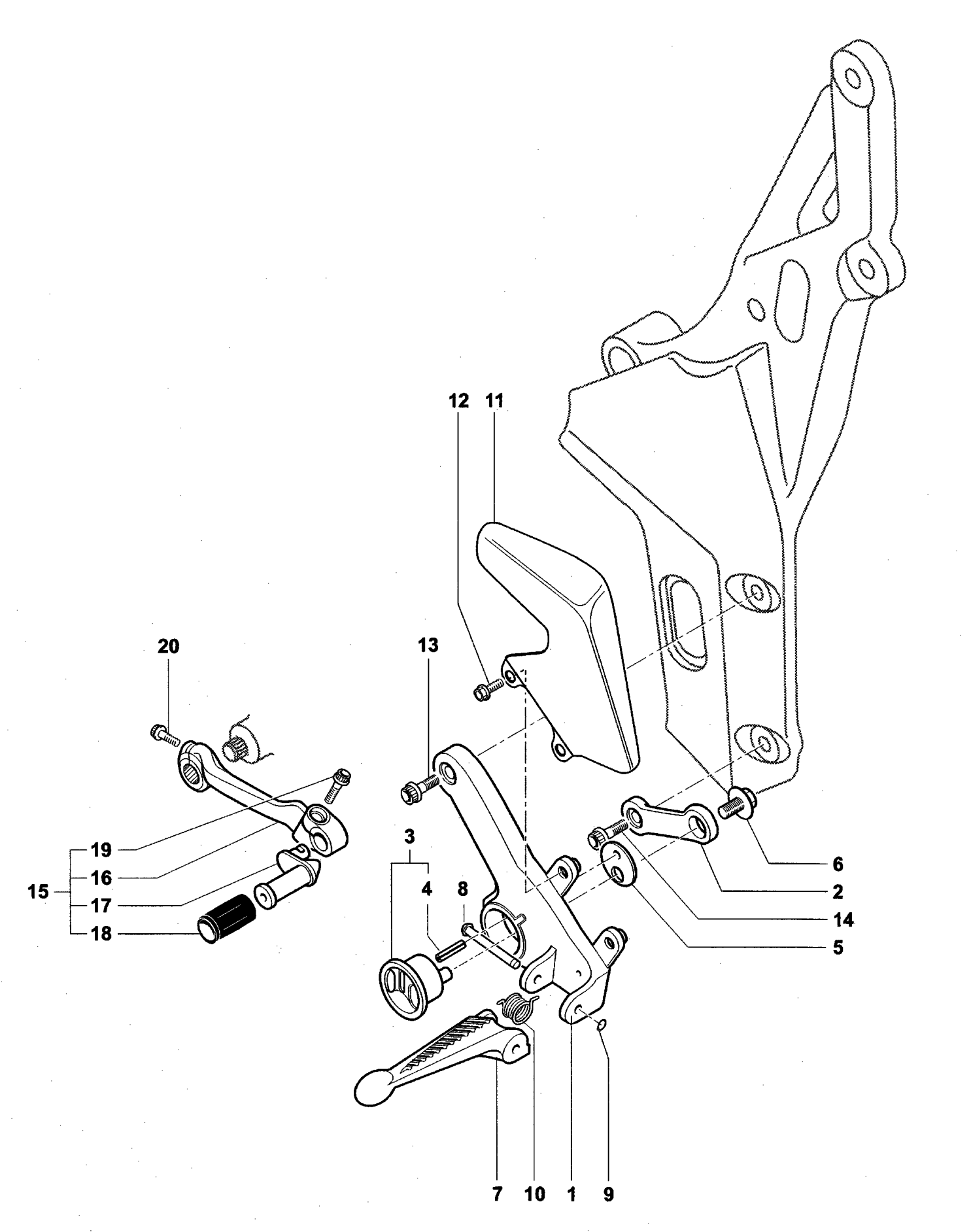 Footrest Assembly Left


