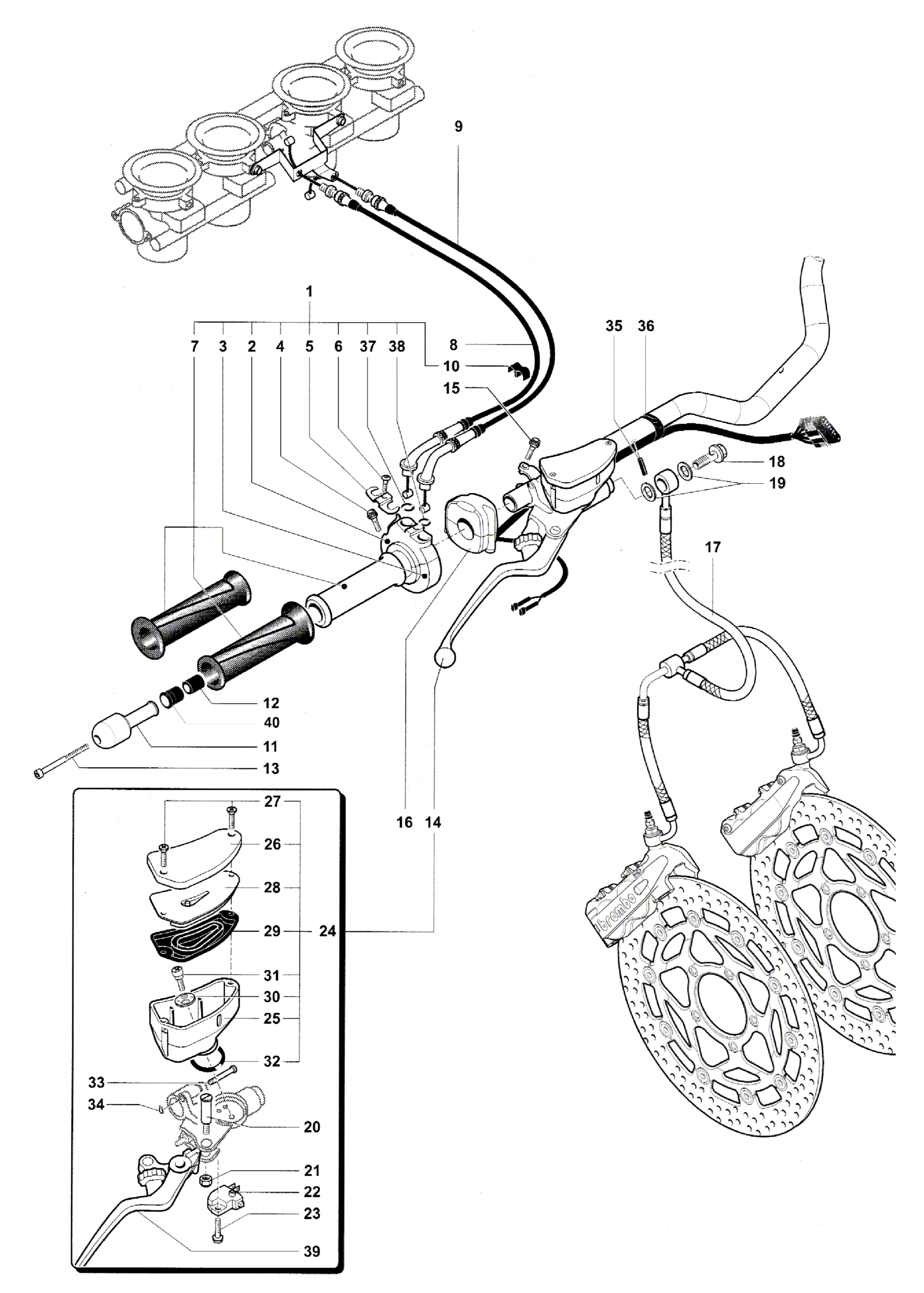 Handlebar Assembly Right


