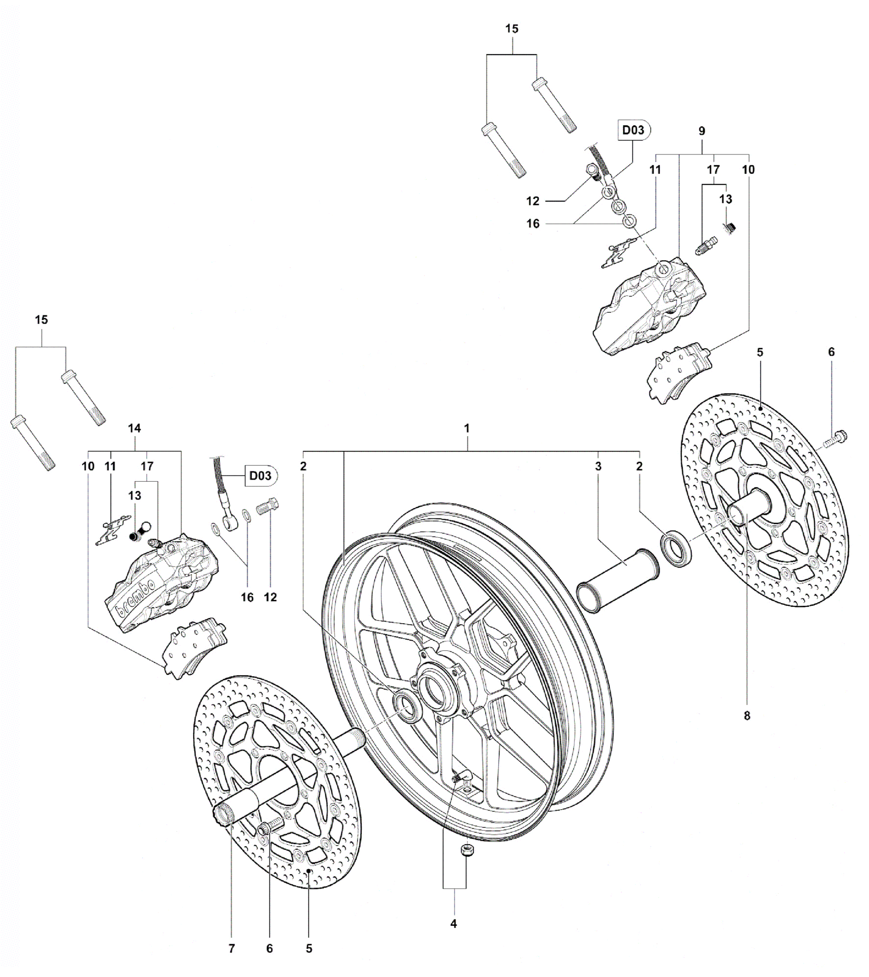 Front Wheel Assembly


