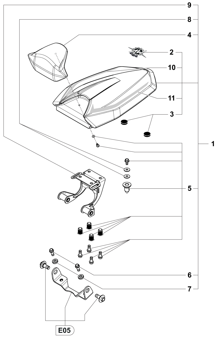 Rear Fairing Cover F3 Rc


