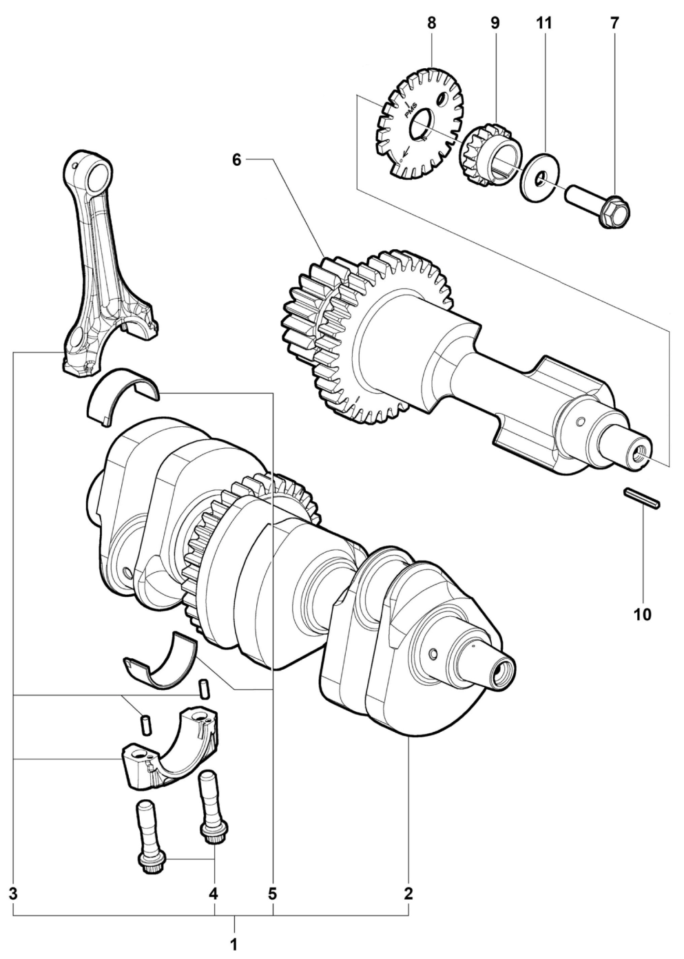 Crank Shaft Assembly


