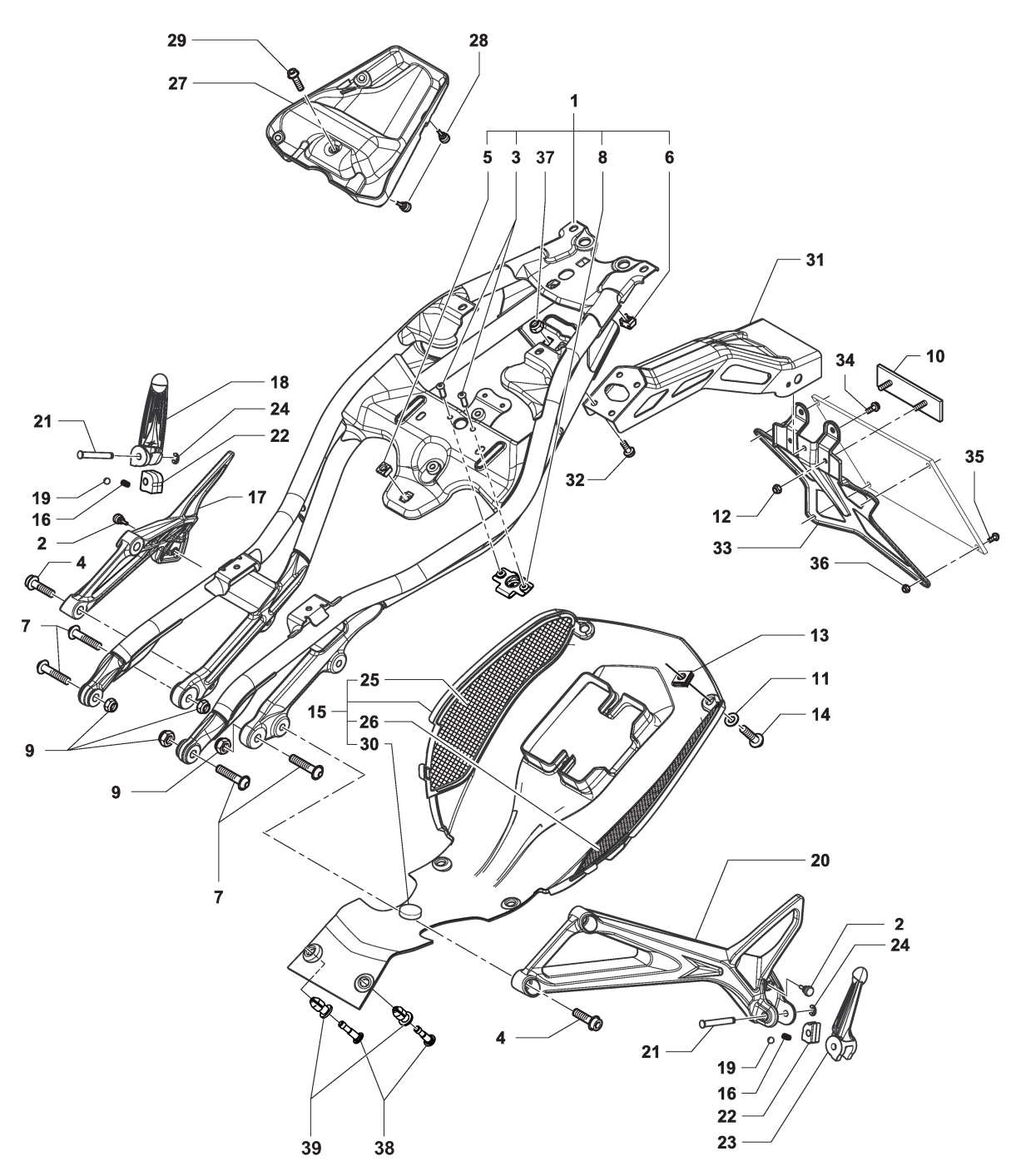 Rear Frame Assembly


