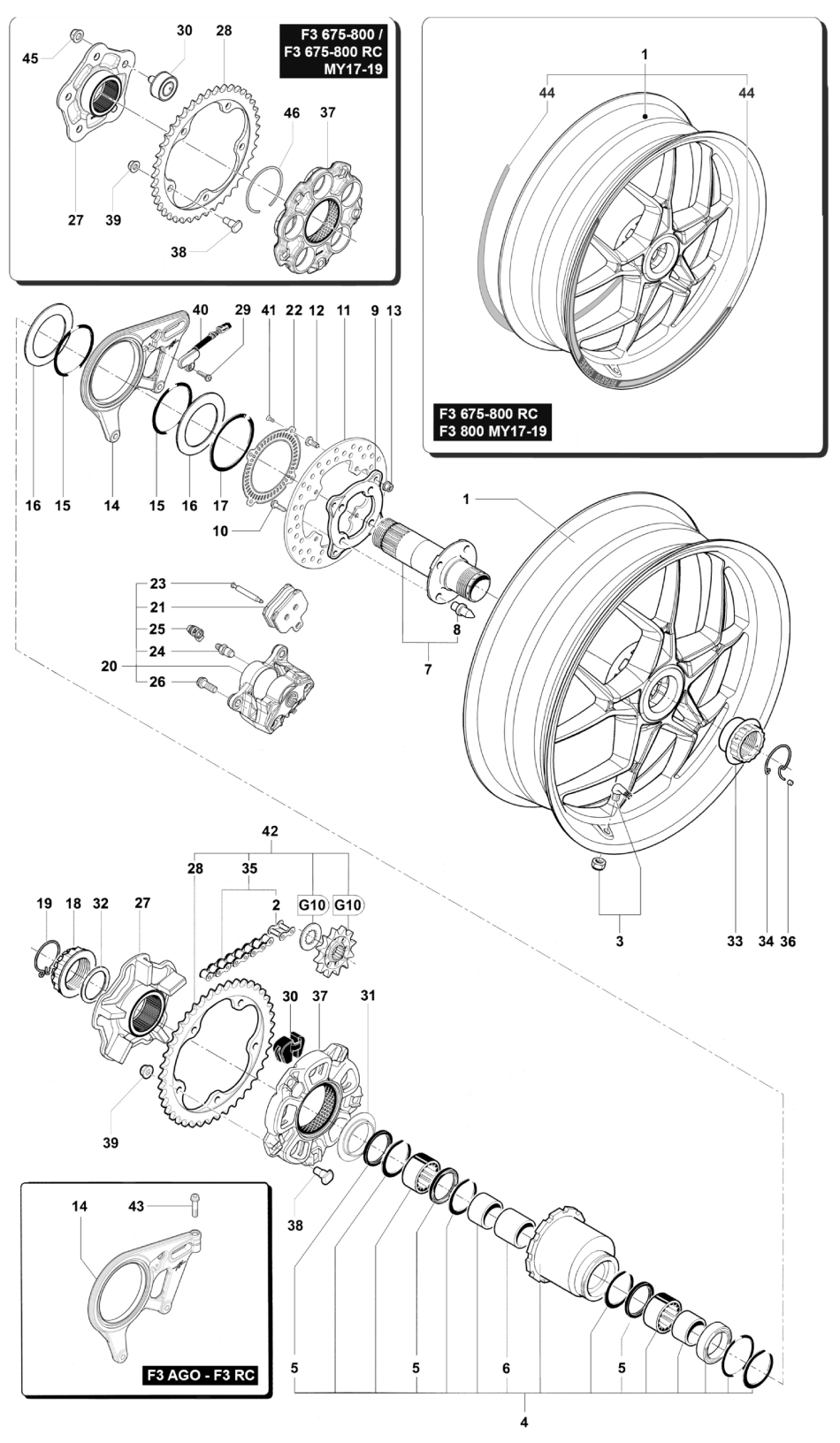 Rear Wheel Assembly


