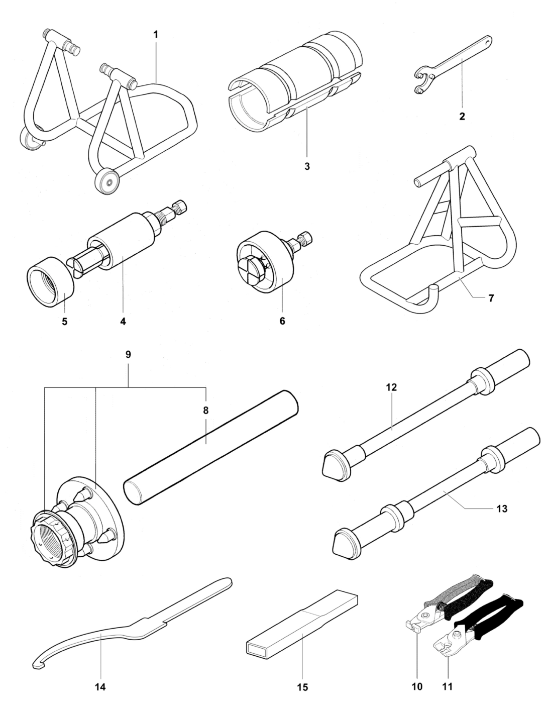 Service Tools Frame


