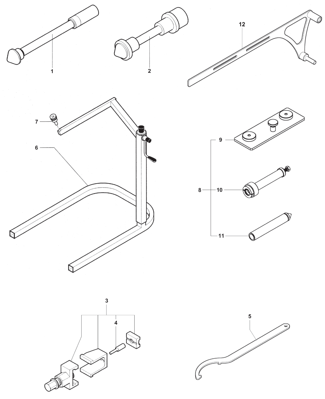 Service Tools Frame


