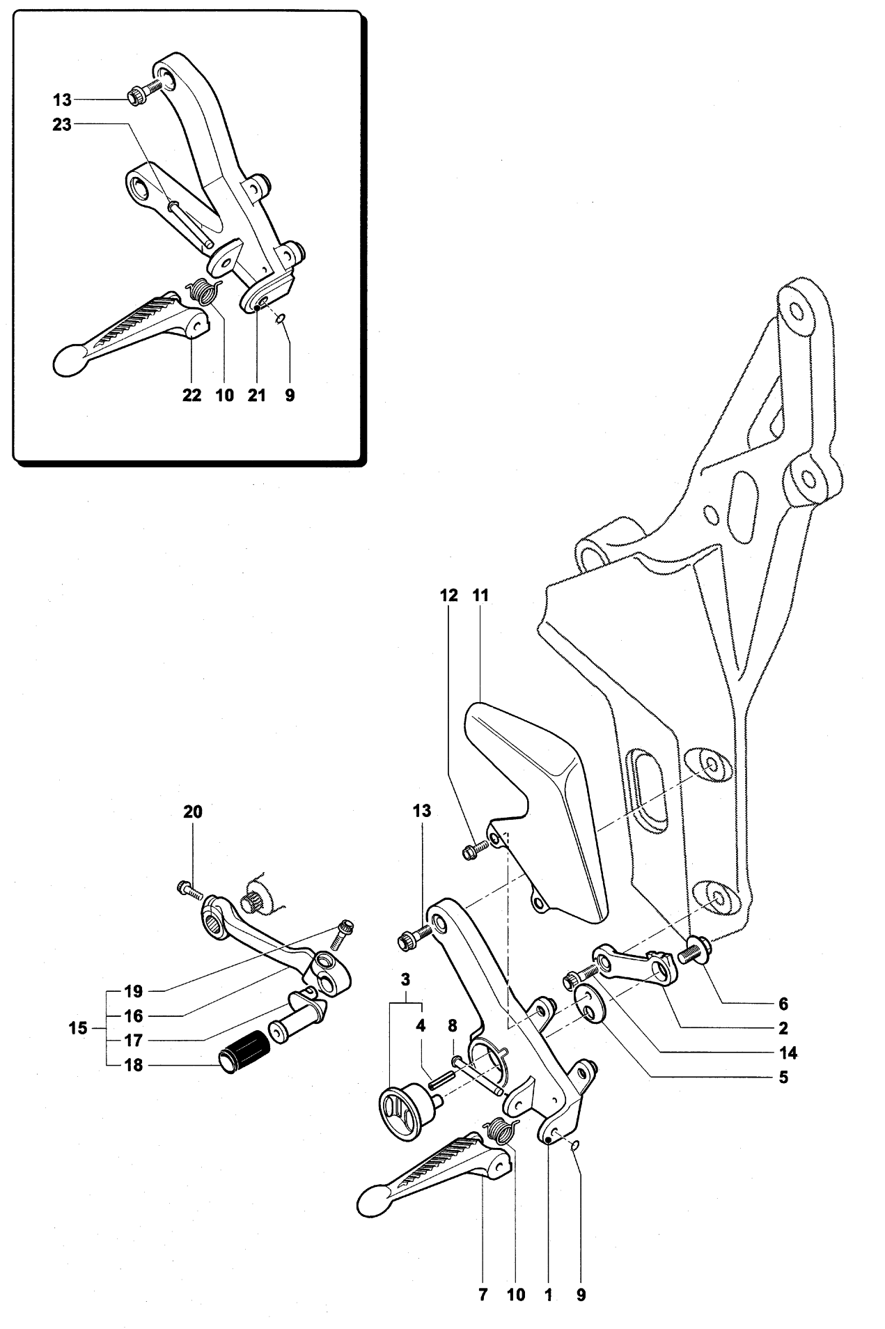 Footrest Assembly Left


