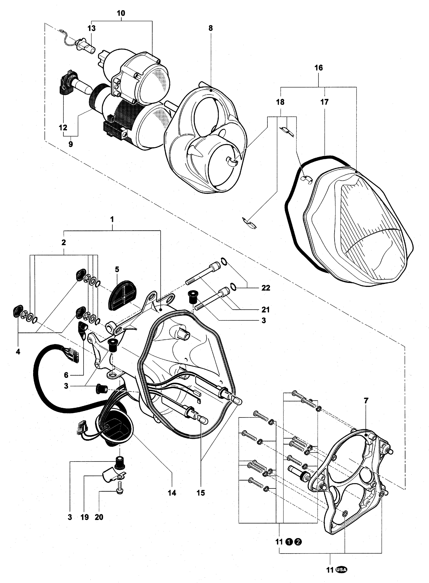 Headlight Components


