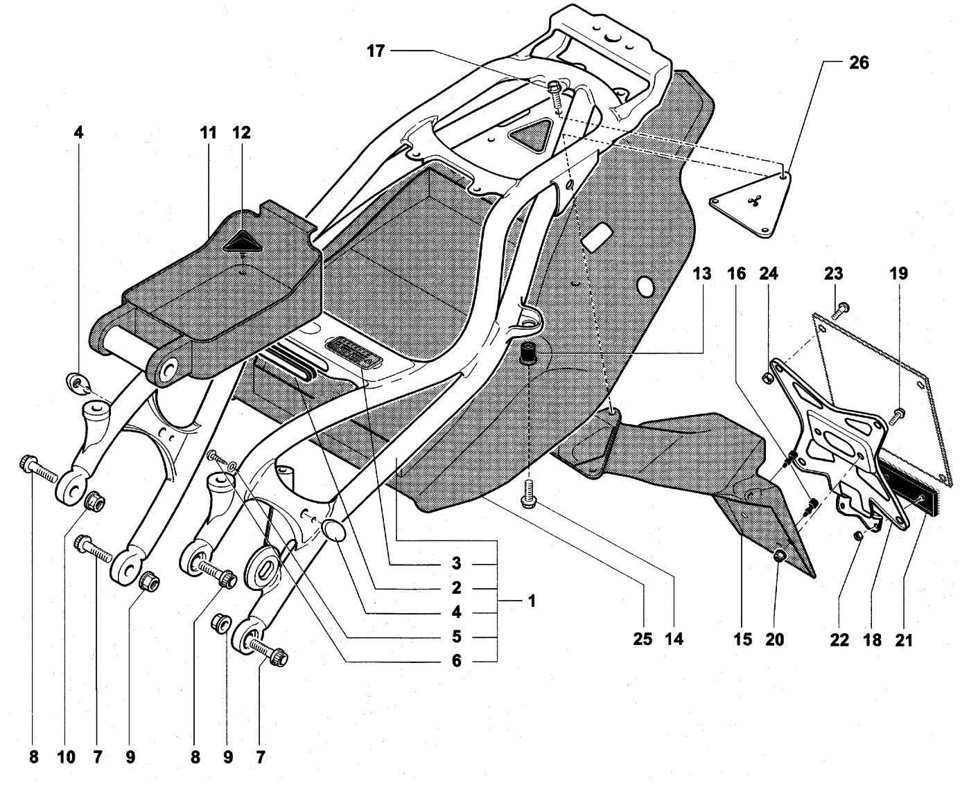 Rear Frame Single Seat


