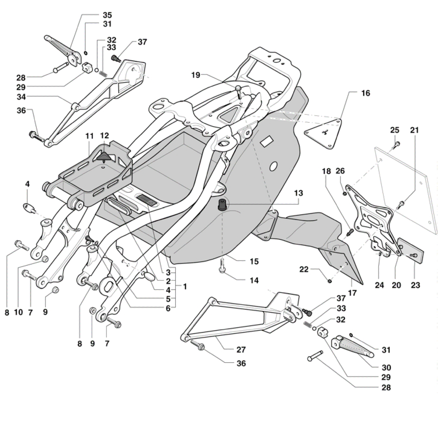 Rear Frame Double Seat


