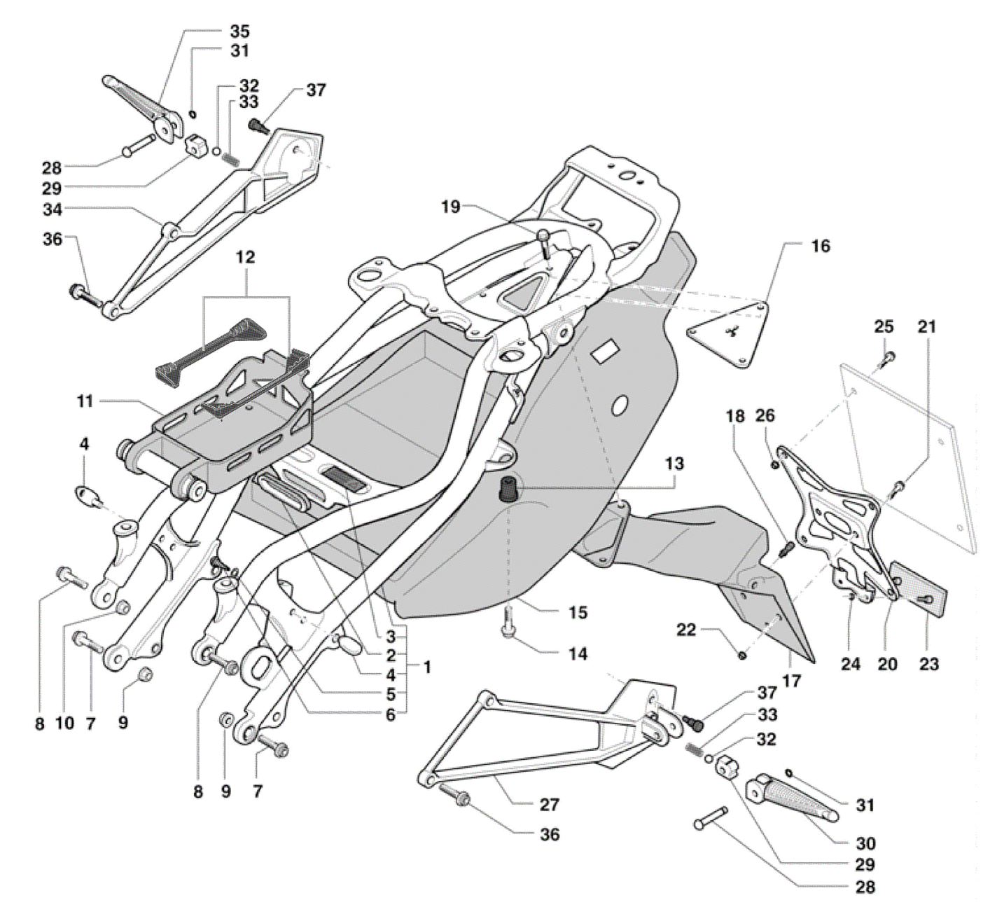 Rear Frame Double Seat


