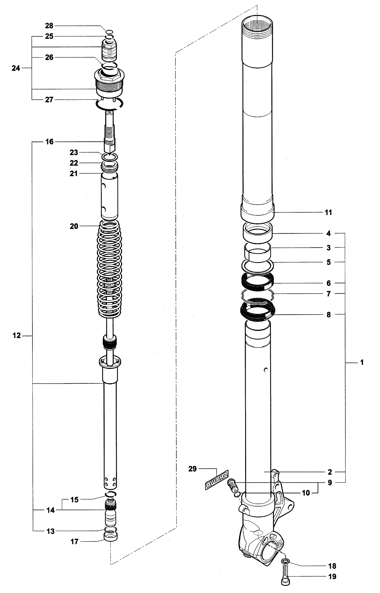 Front Fork Right


