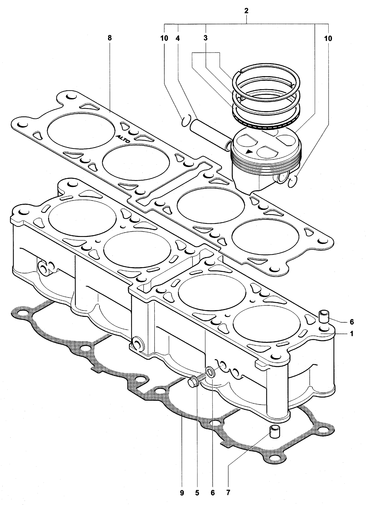 Cylinder  Piston Assembly


