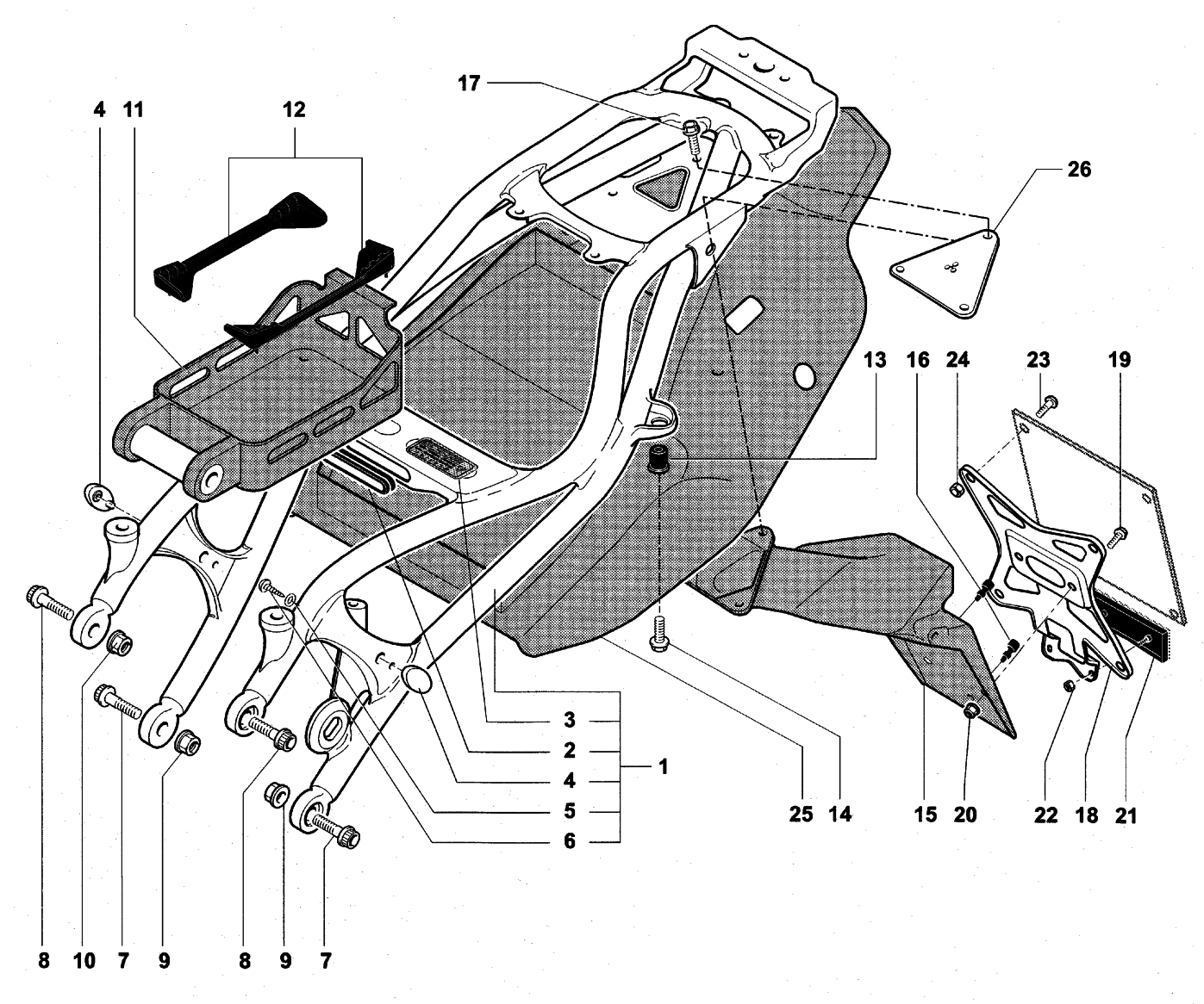 Rear Frame Single Seat


