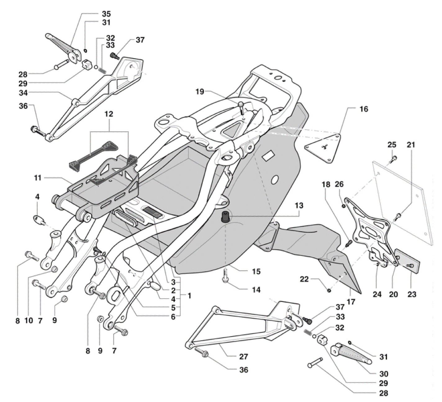 Rear Frame Double Seat


