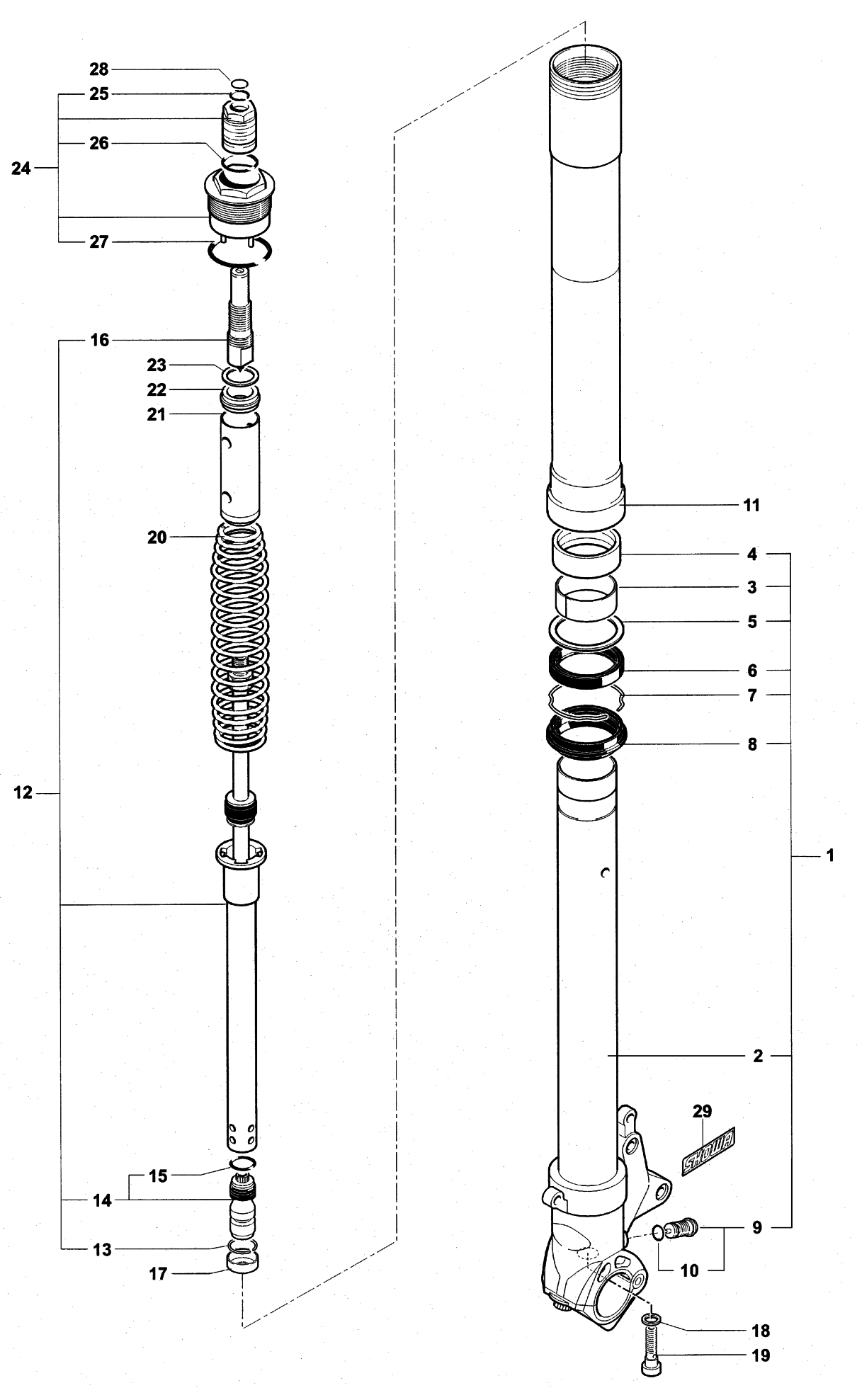 Front Fork Left


