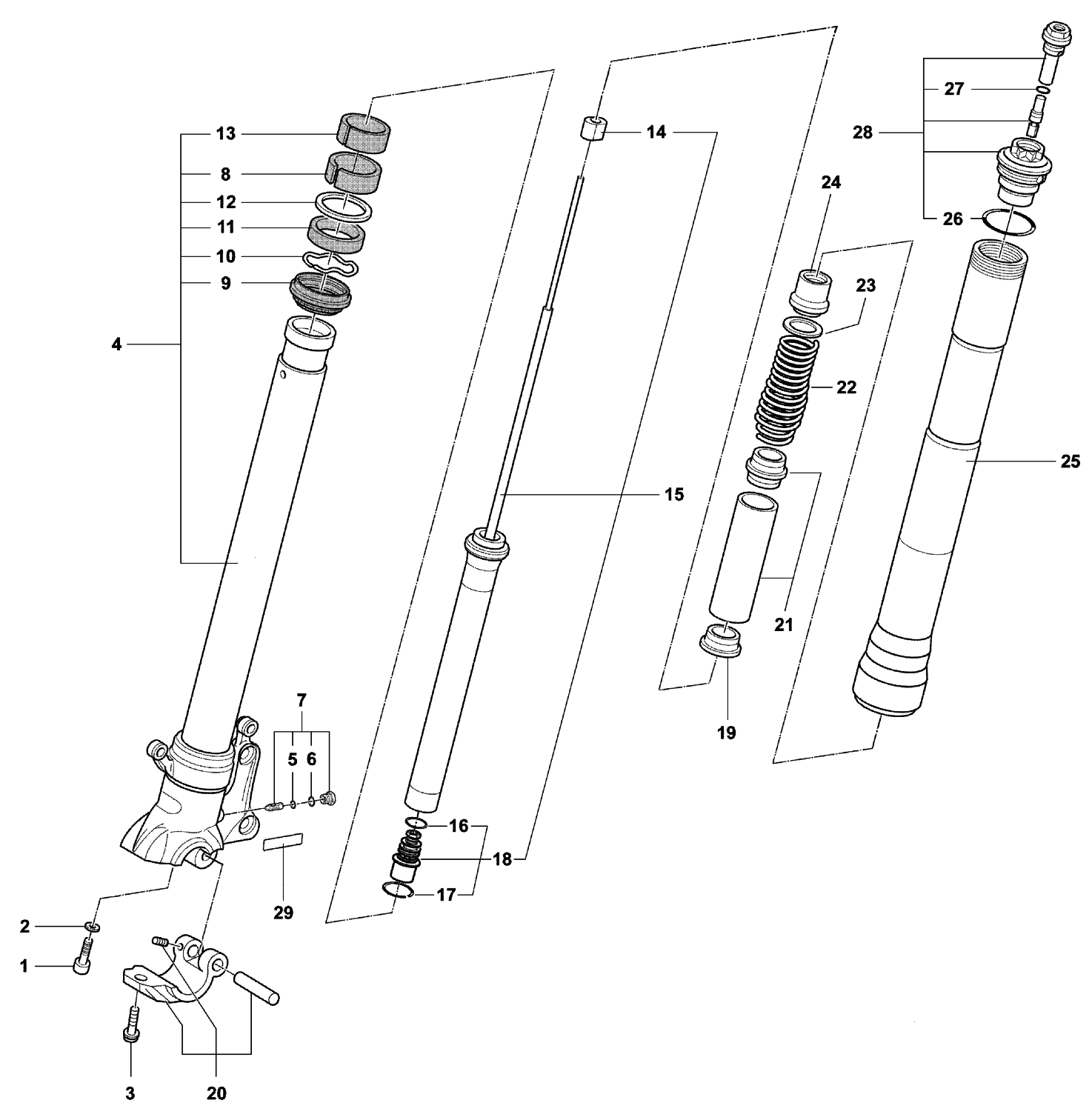 Front Fork Left F4spr-senna


