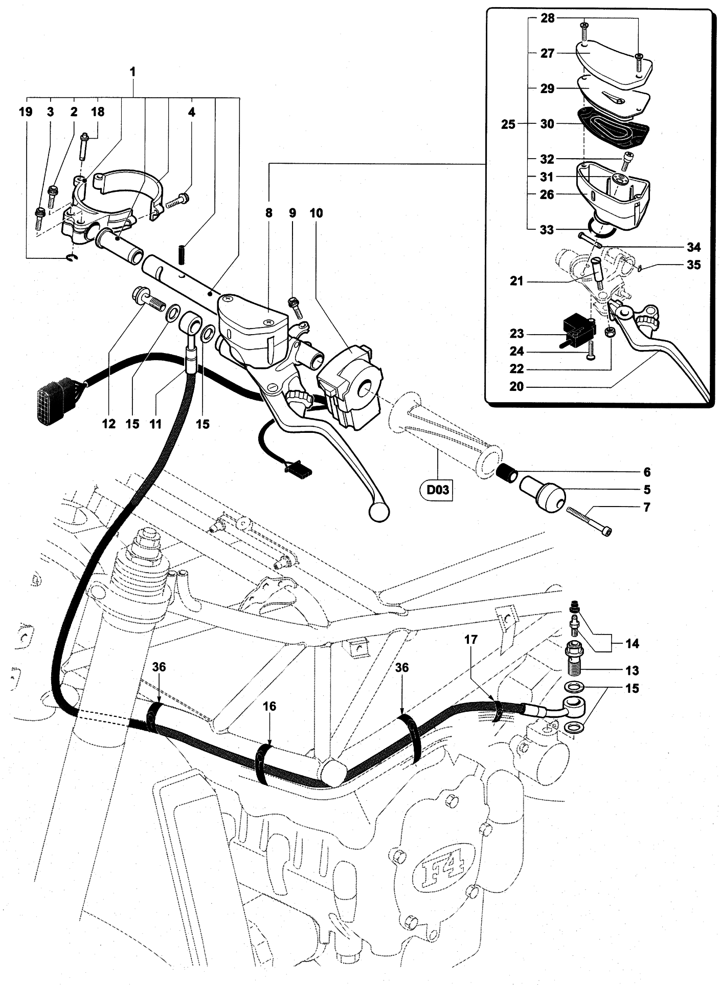 Handlebar Assembly Left


