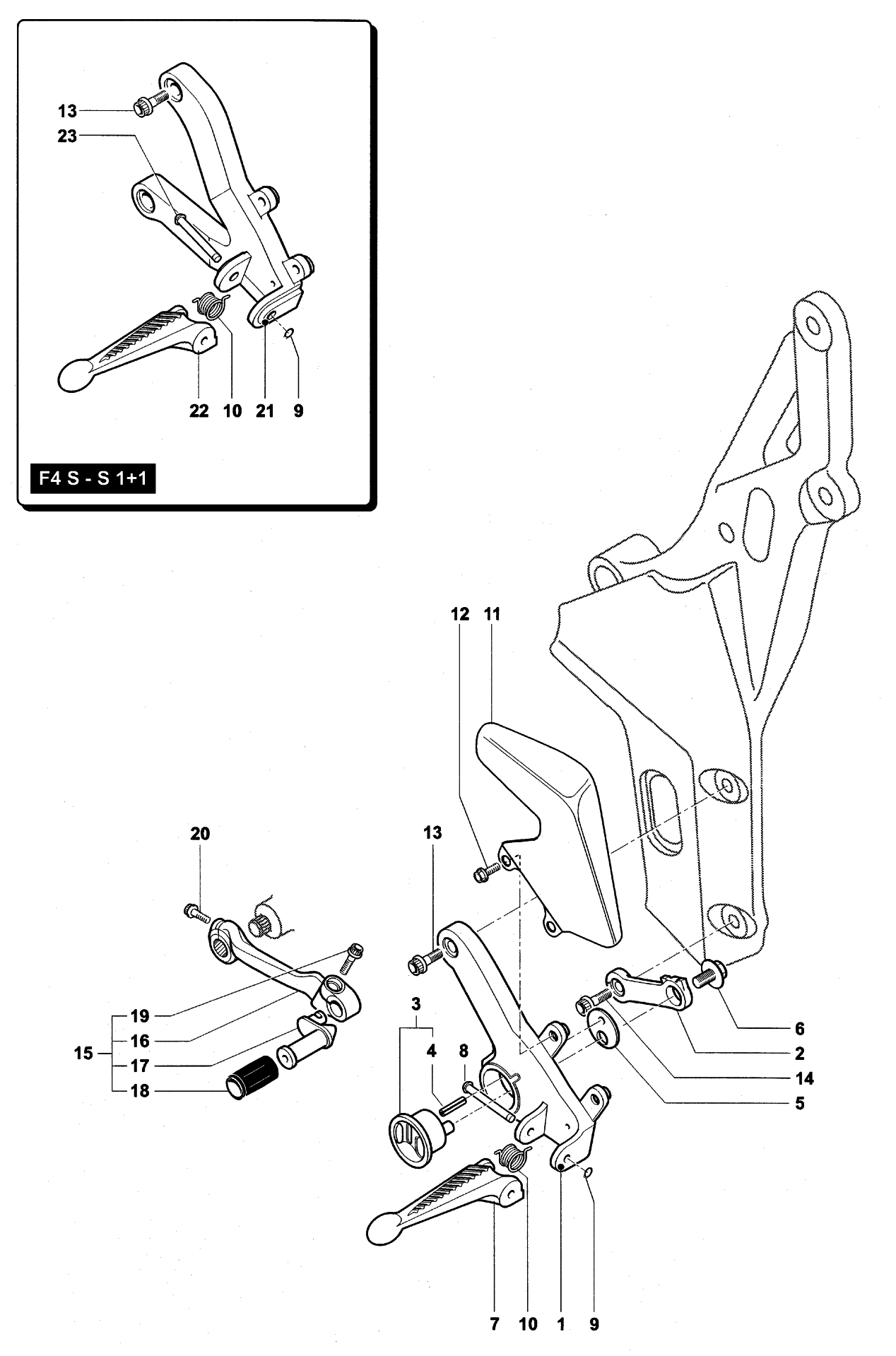 Footrest Assembly Left


