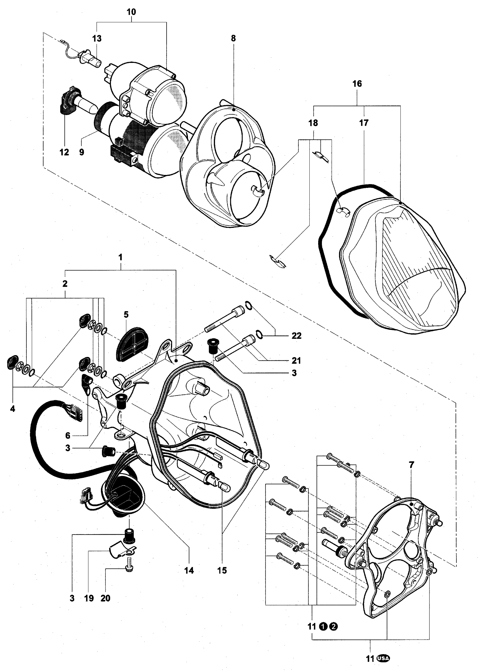 Headlight Components


