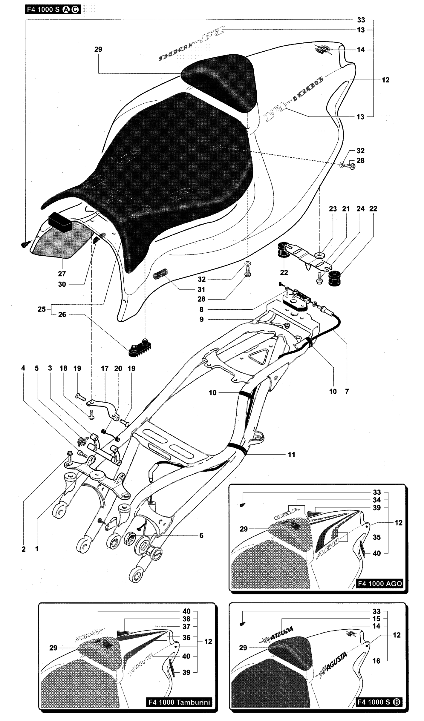 Rear Fairing Single Seat


