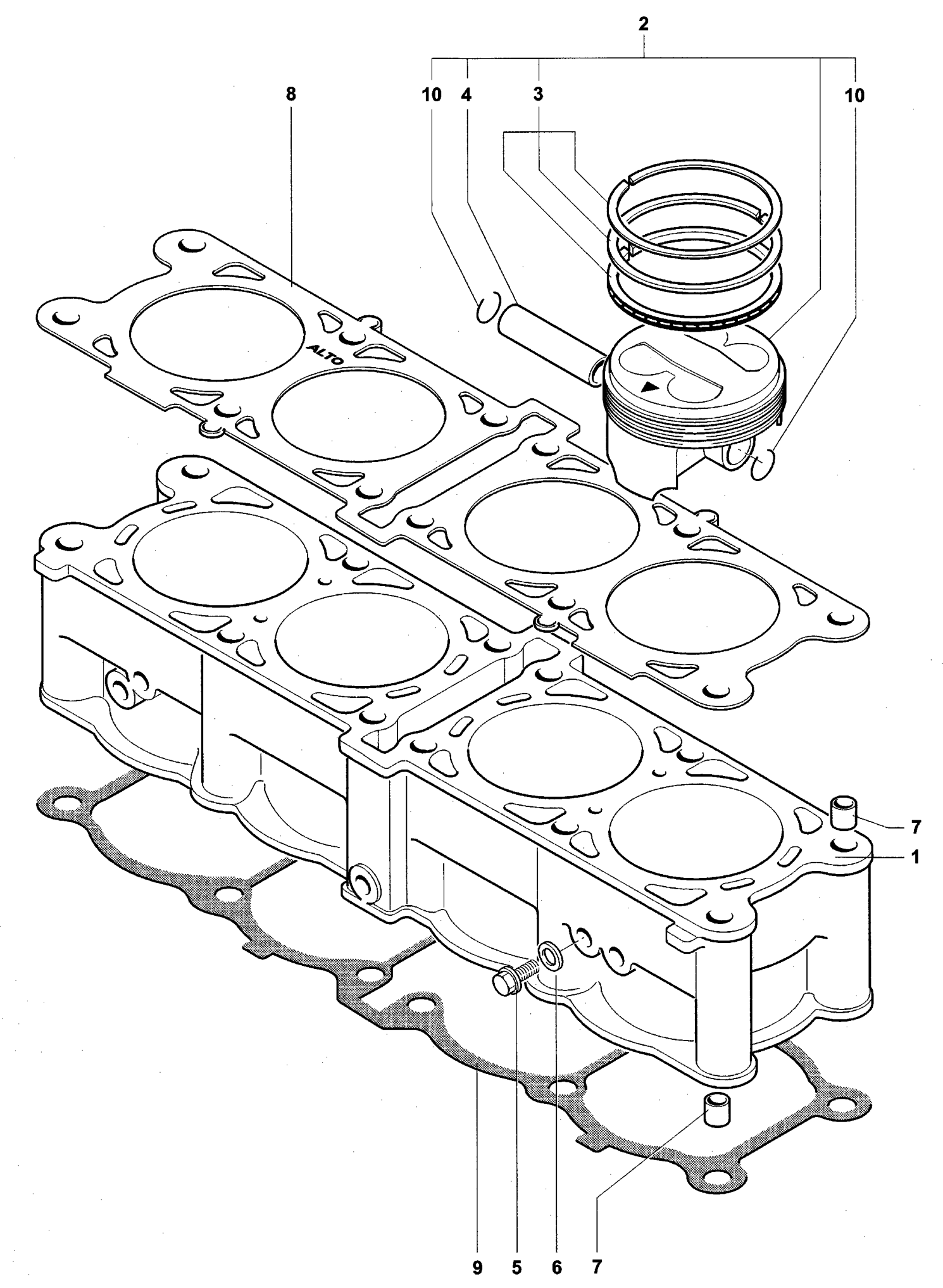 Cylinder  Piston Assembly


