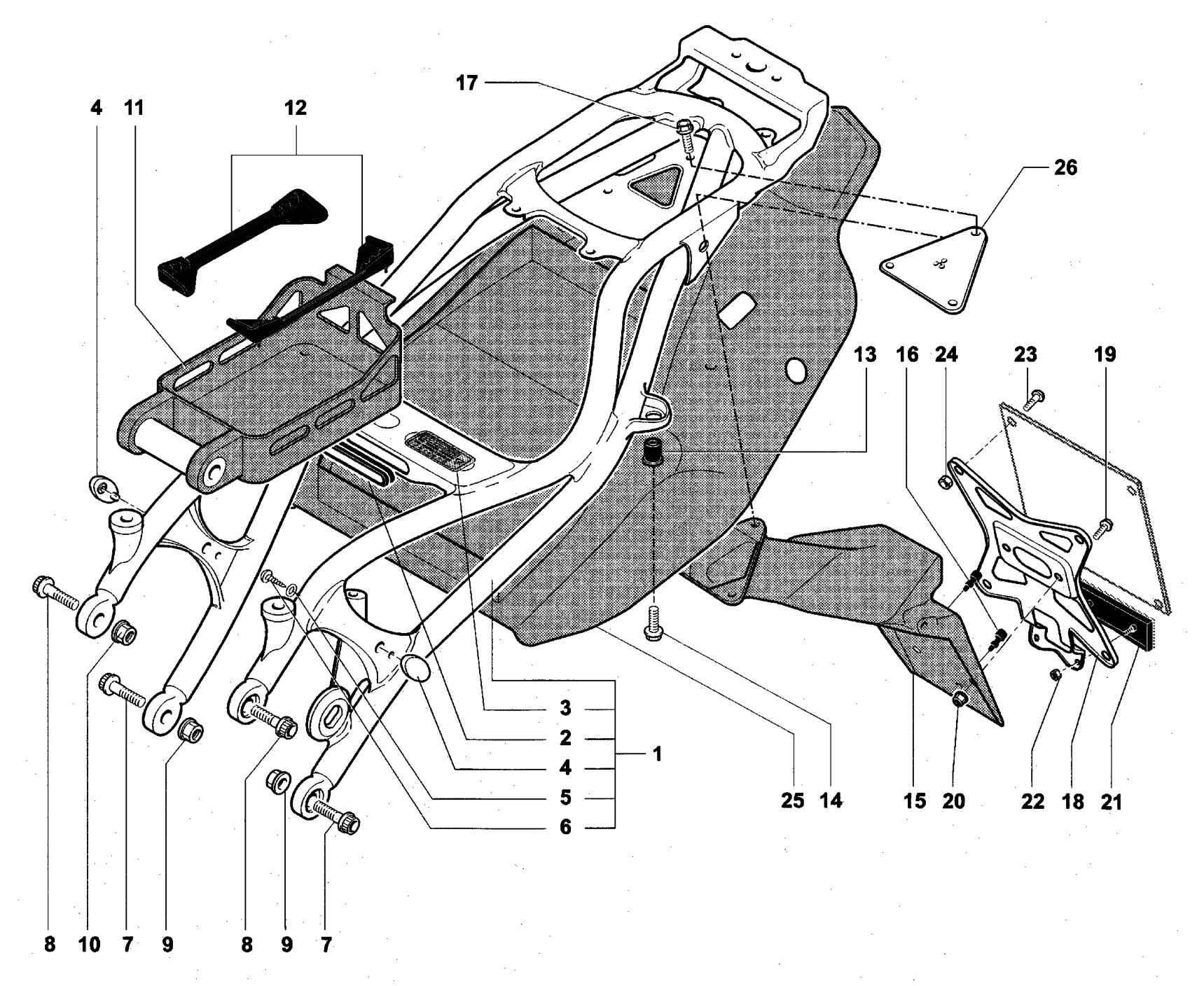 Rear Frame Single Seat


