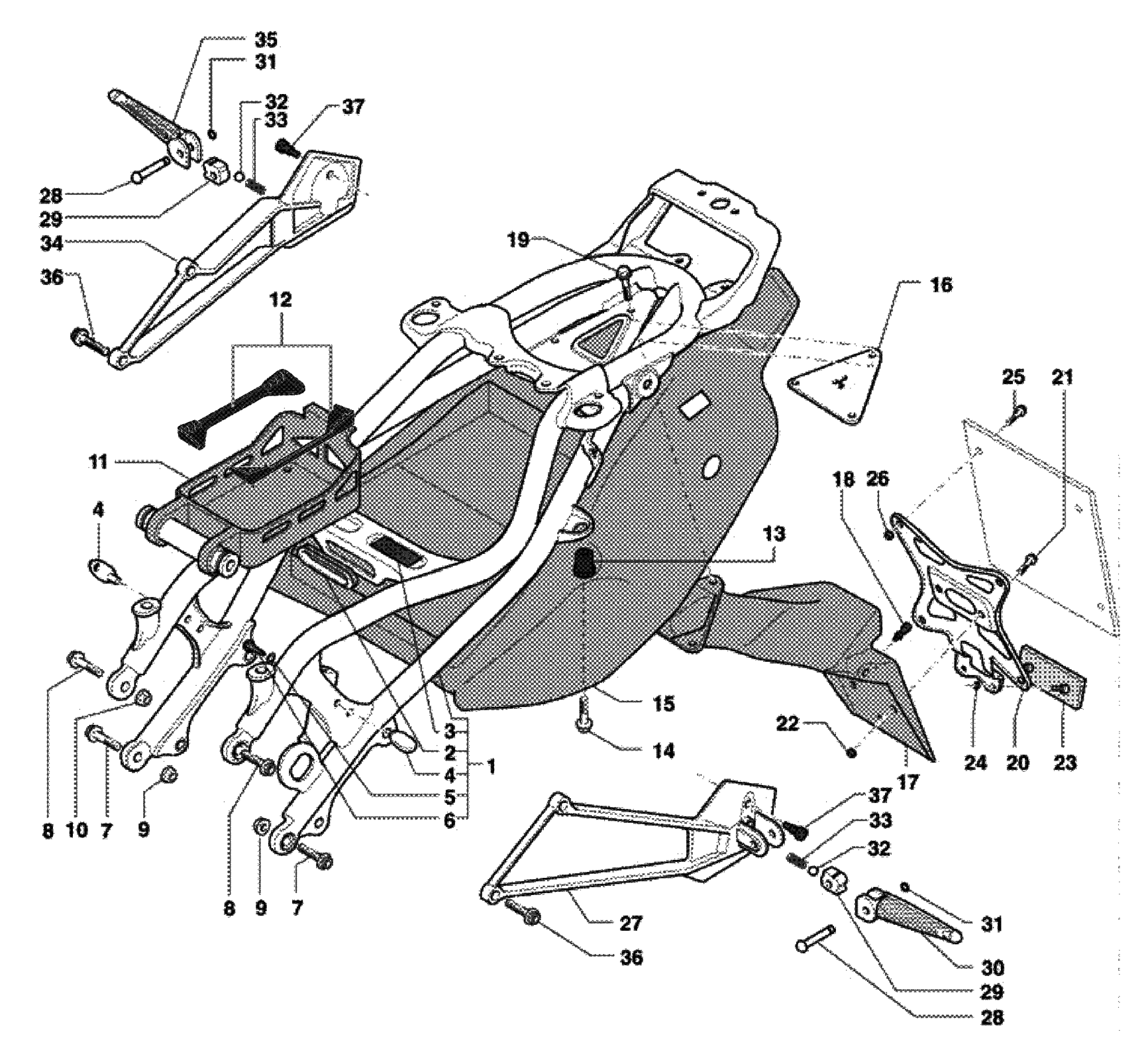 Rear Frame Double Seat


