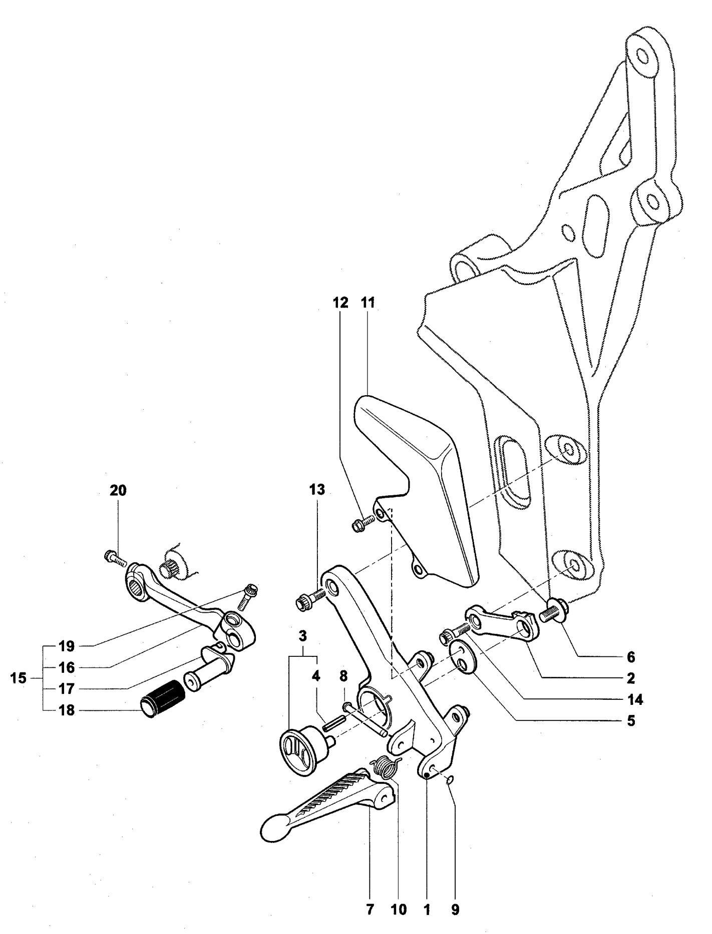 Footrest Assembly Left


