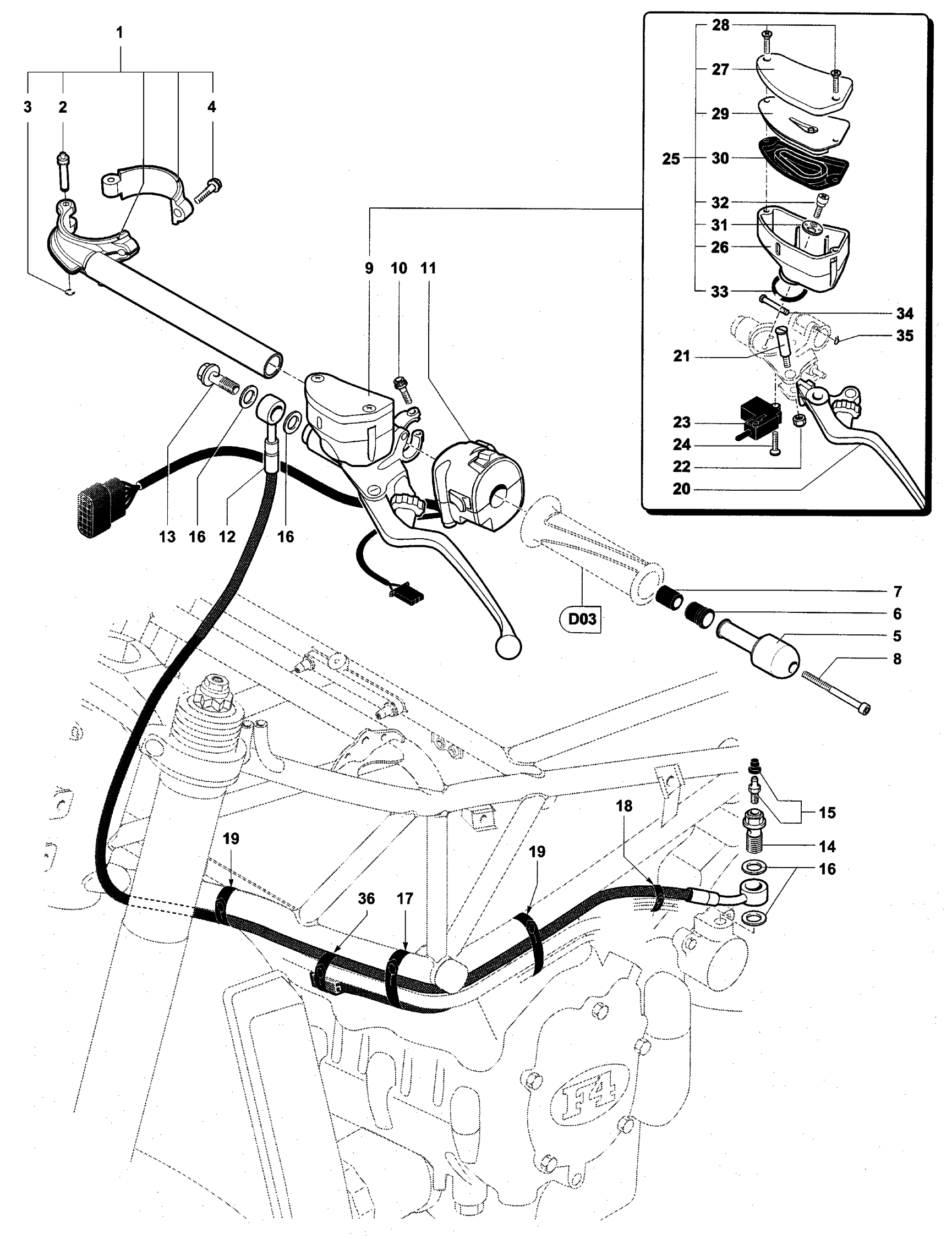 Handlebar Assembly Left


