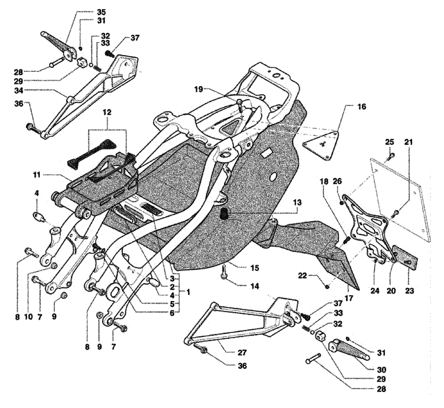 Rear Frame Double Seat


