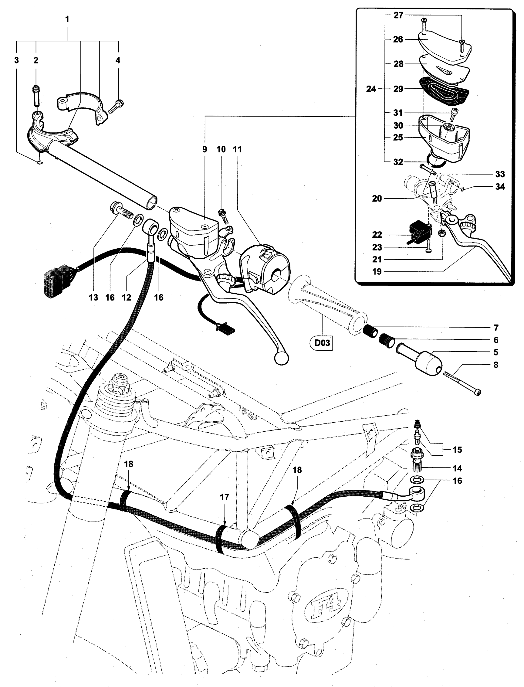 Handlebar Assembly Left


