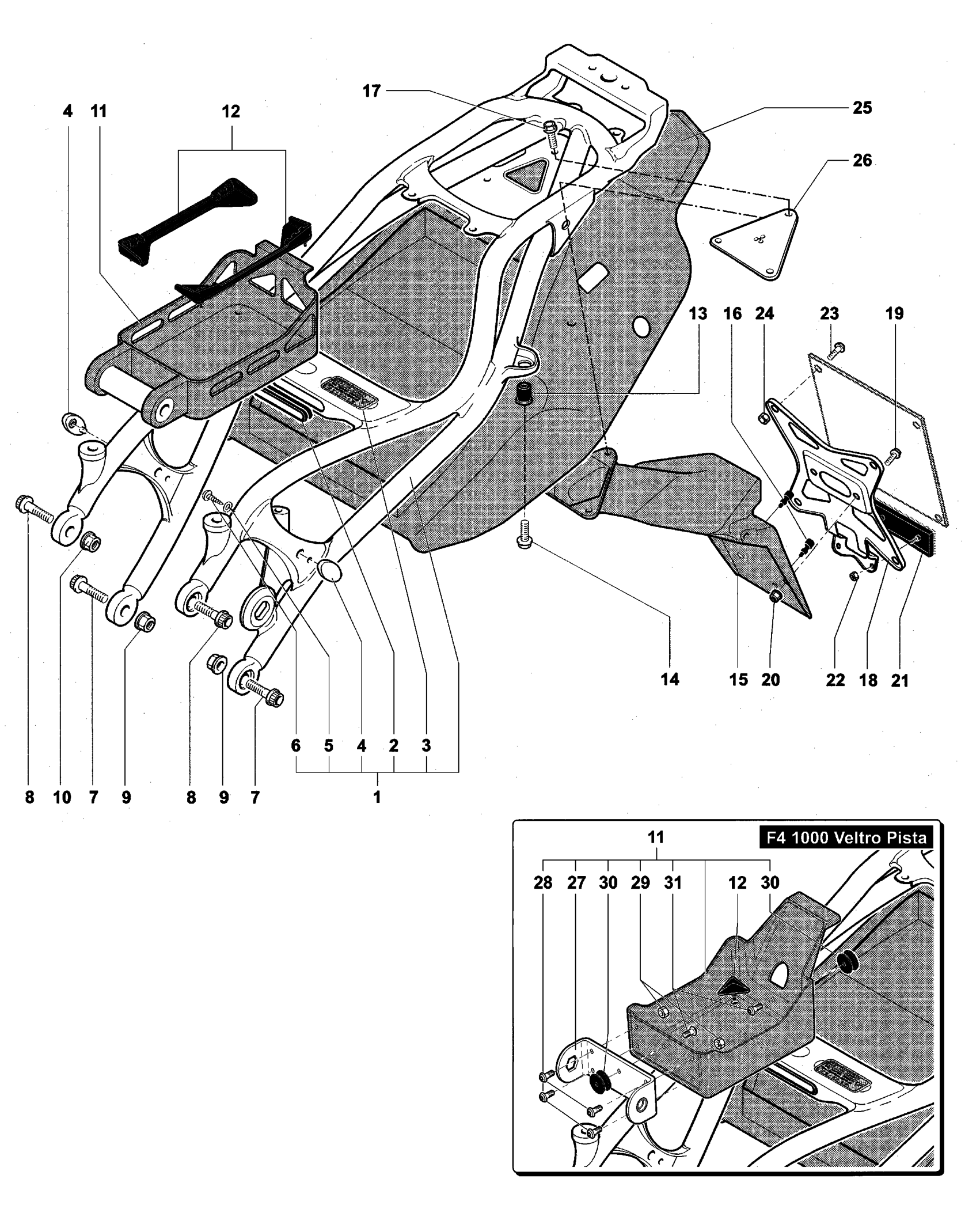 Rear Frame Single Seat


