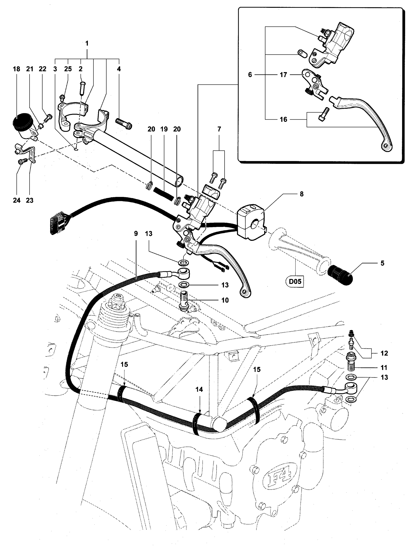 Handlebar Assembly Left


