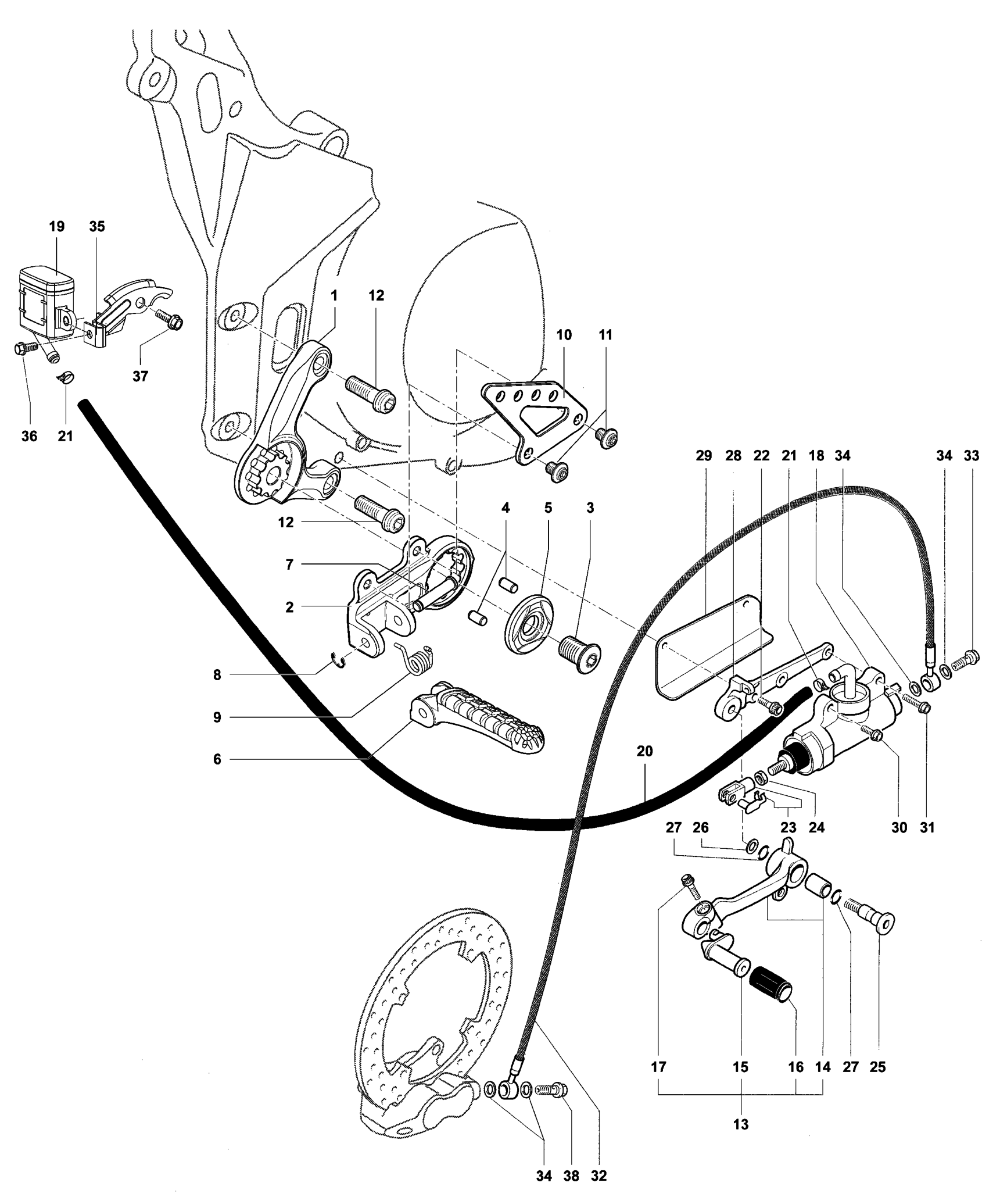 Footrest Assembly Right


