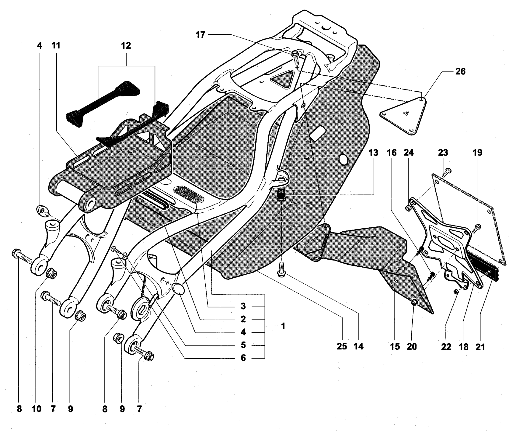 Rear Frame Single Seat


