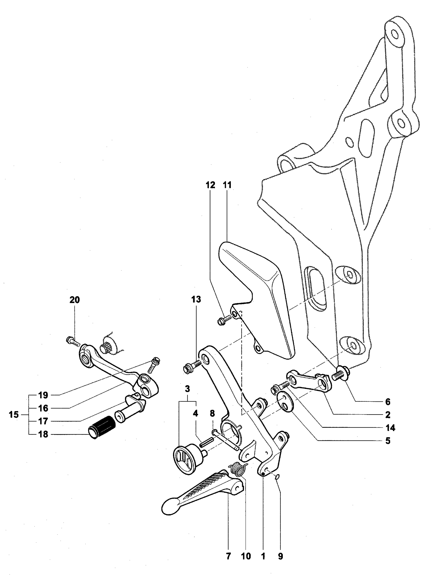 Footrest Assembly Left


