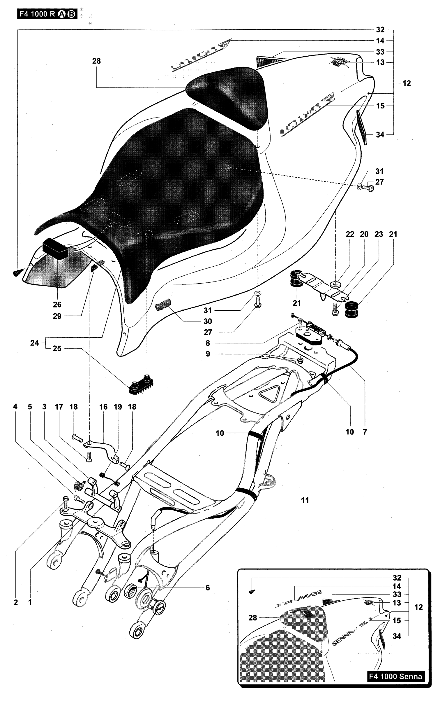 Rear Fairing Single Seat


