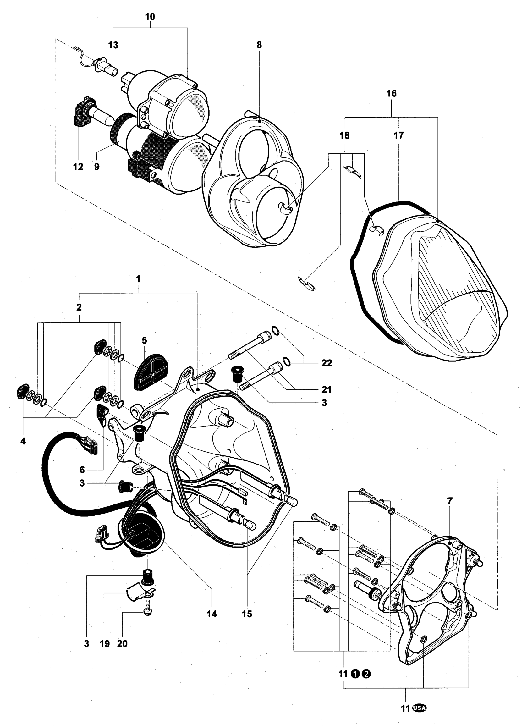 Headlight Components


